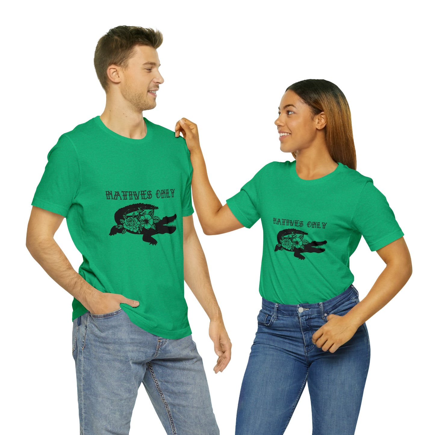 Natives Only Alligator Unisex Jersey Tee
