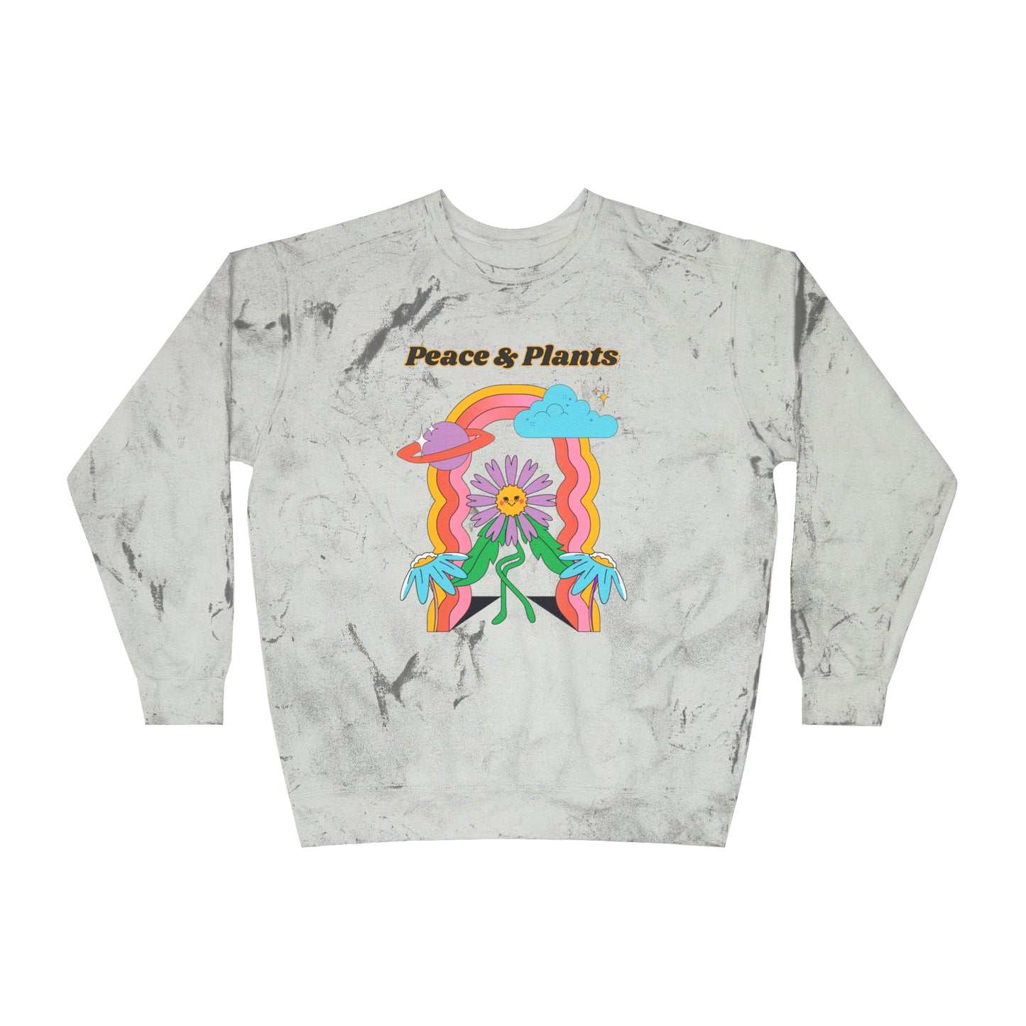 Peace & Plants Color Blast Crewneck