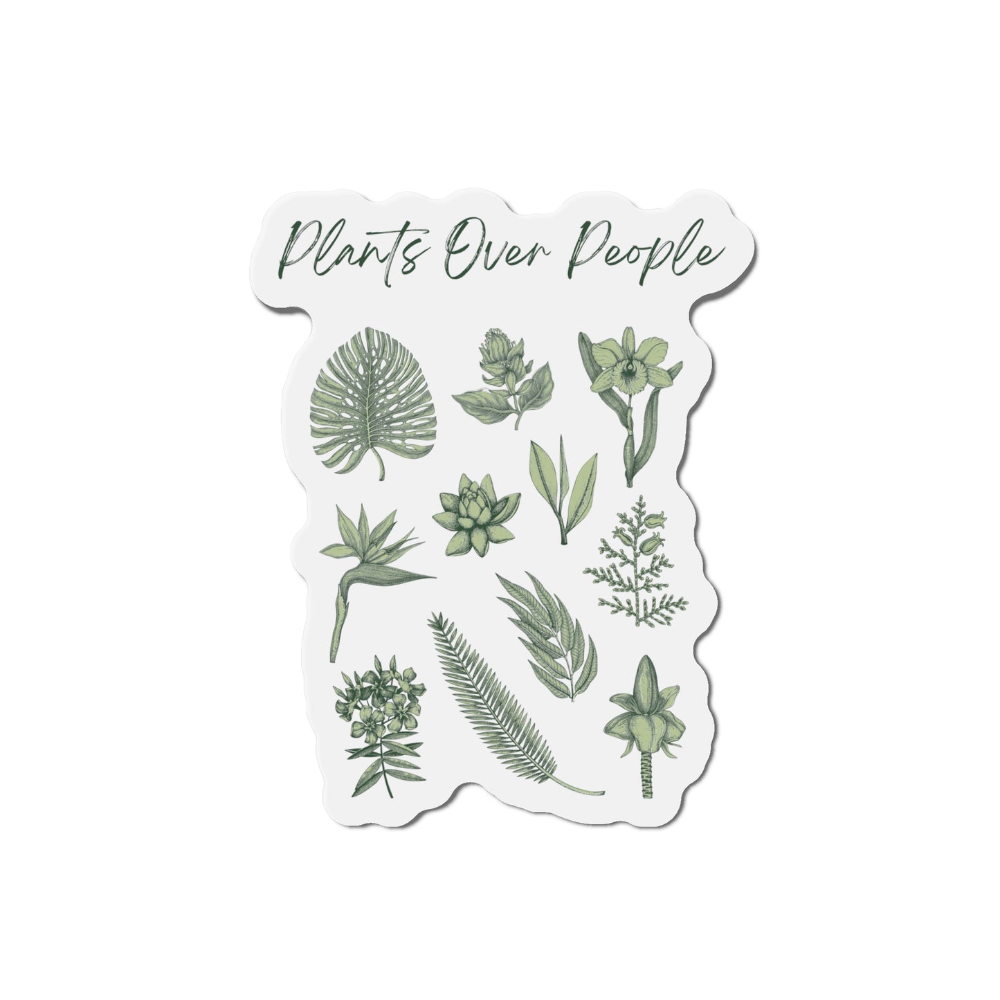 Plants Over People Magnets