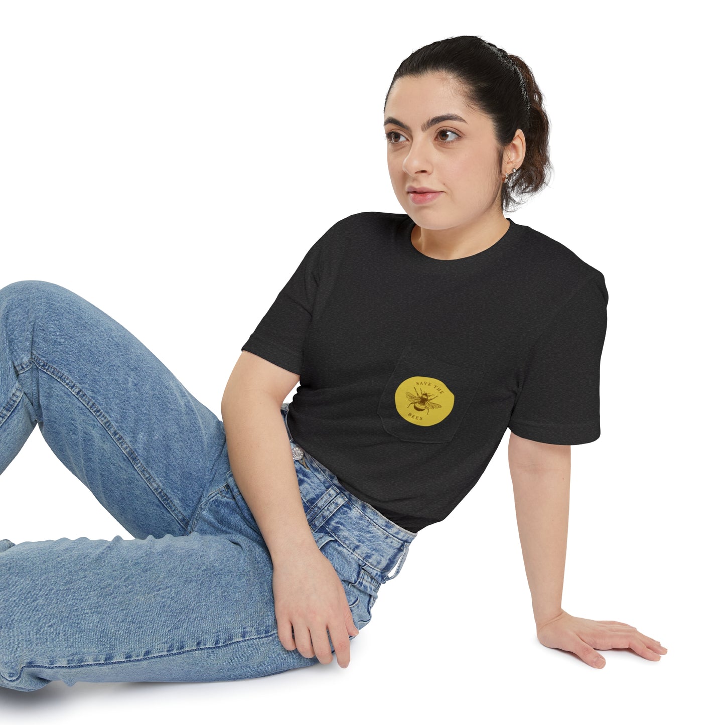 Save The Bees Unisex Pocket Tee