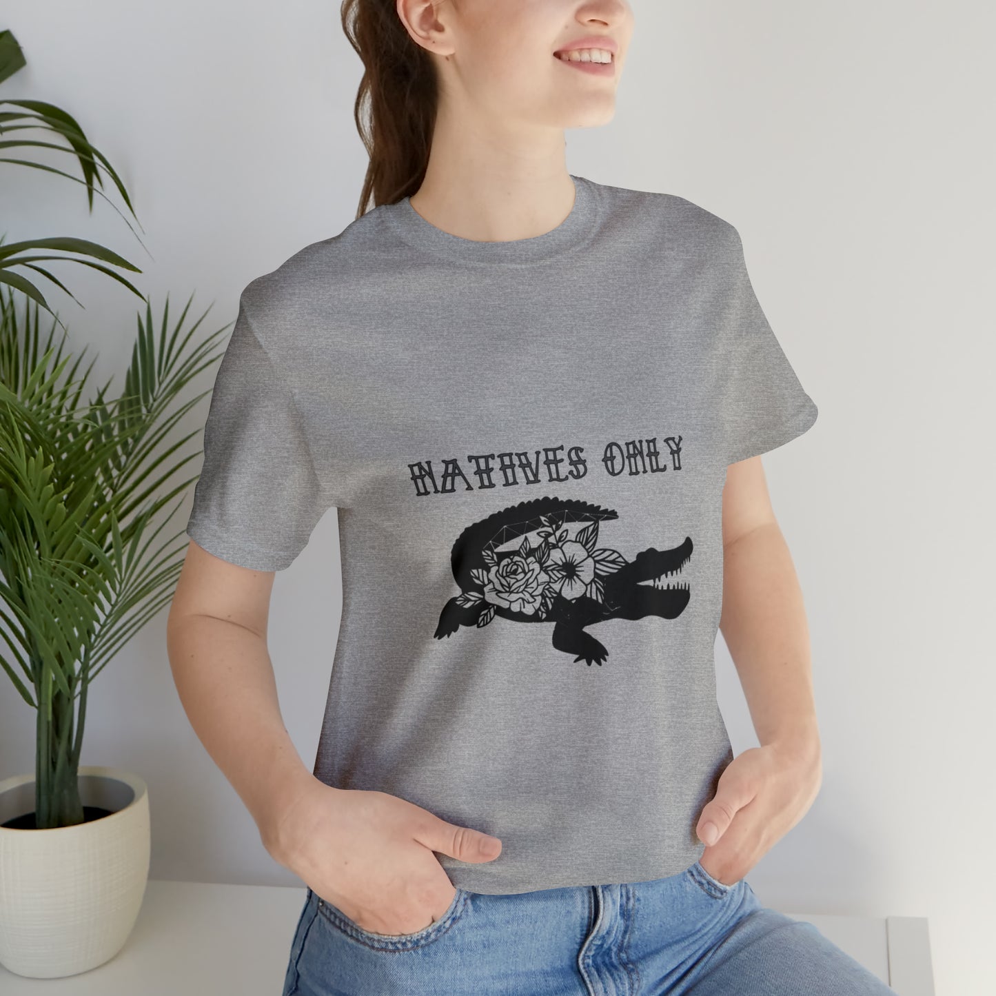 Natives Only Alligator Unisex Jersey Tee