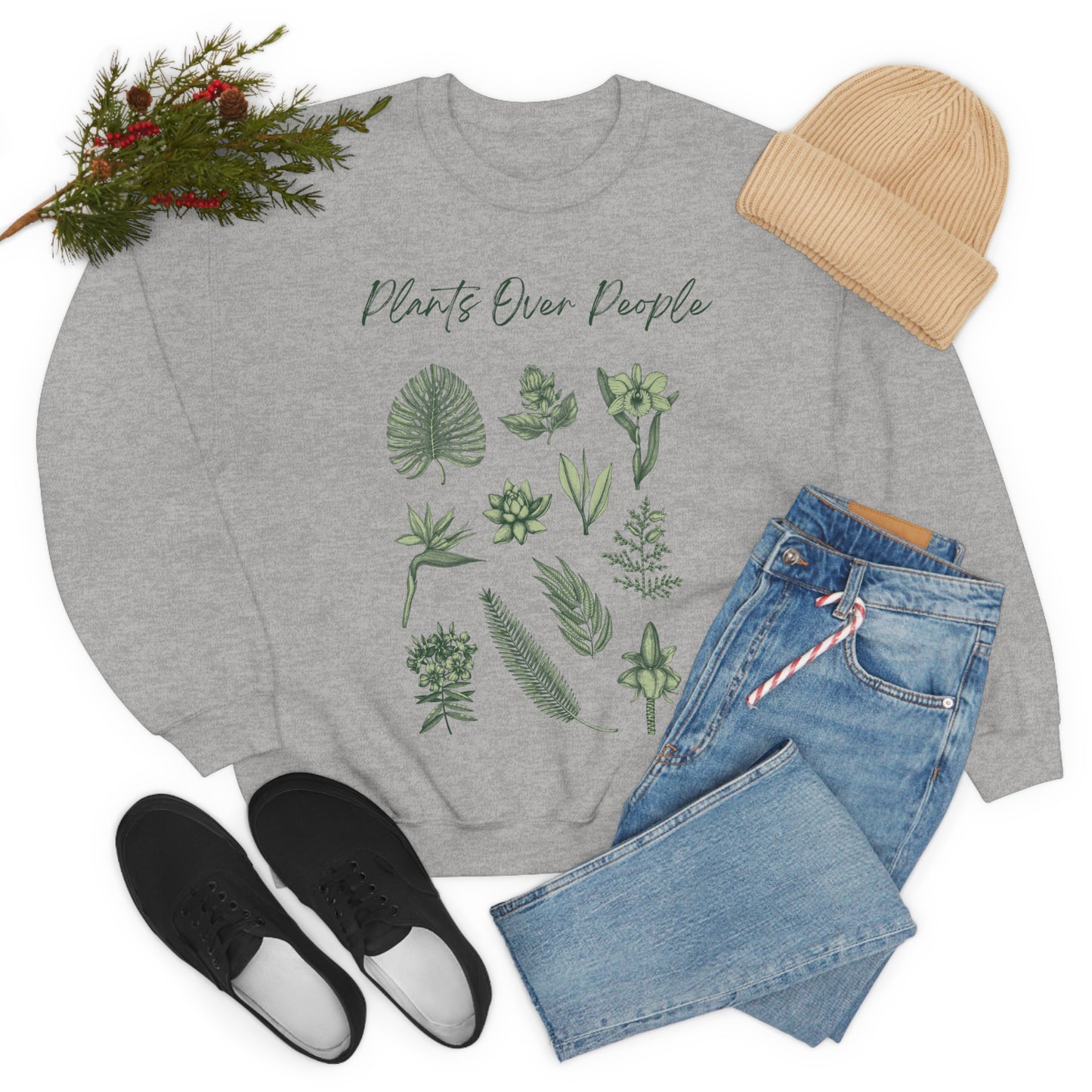 Plants Over People Unisex Crewneck