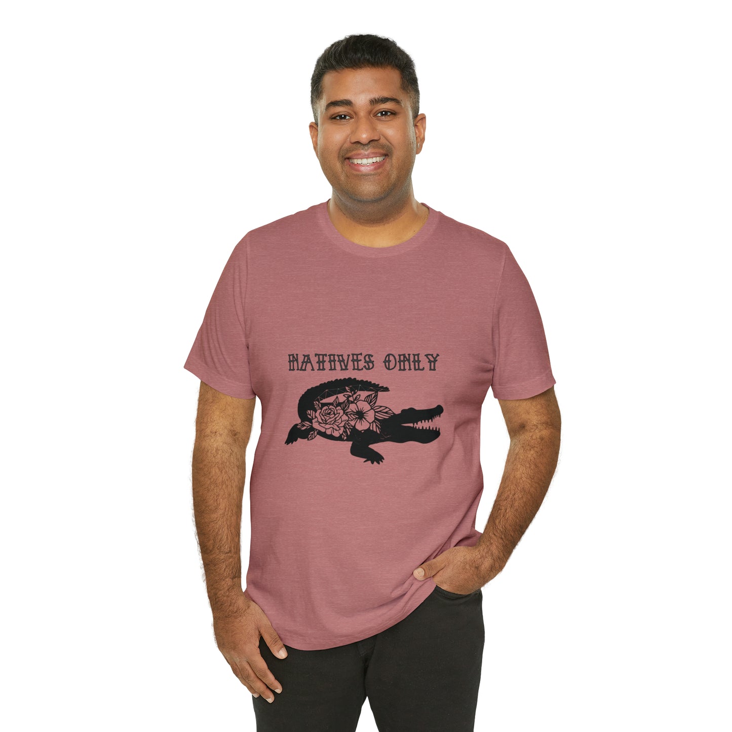 Natives Only Alligator Unisex Jersey Tee