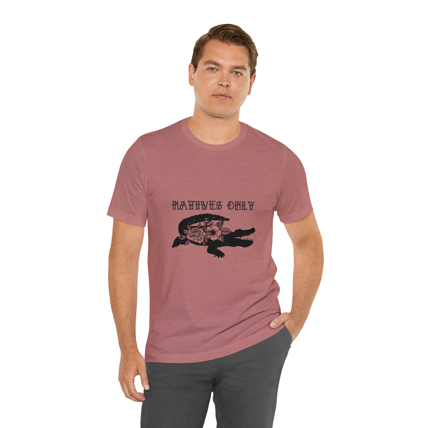 Natives Only Alligator Unisex Jersey Tee