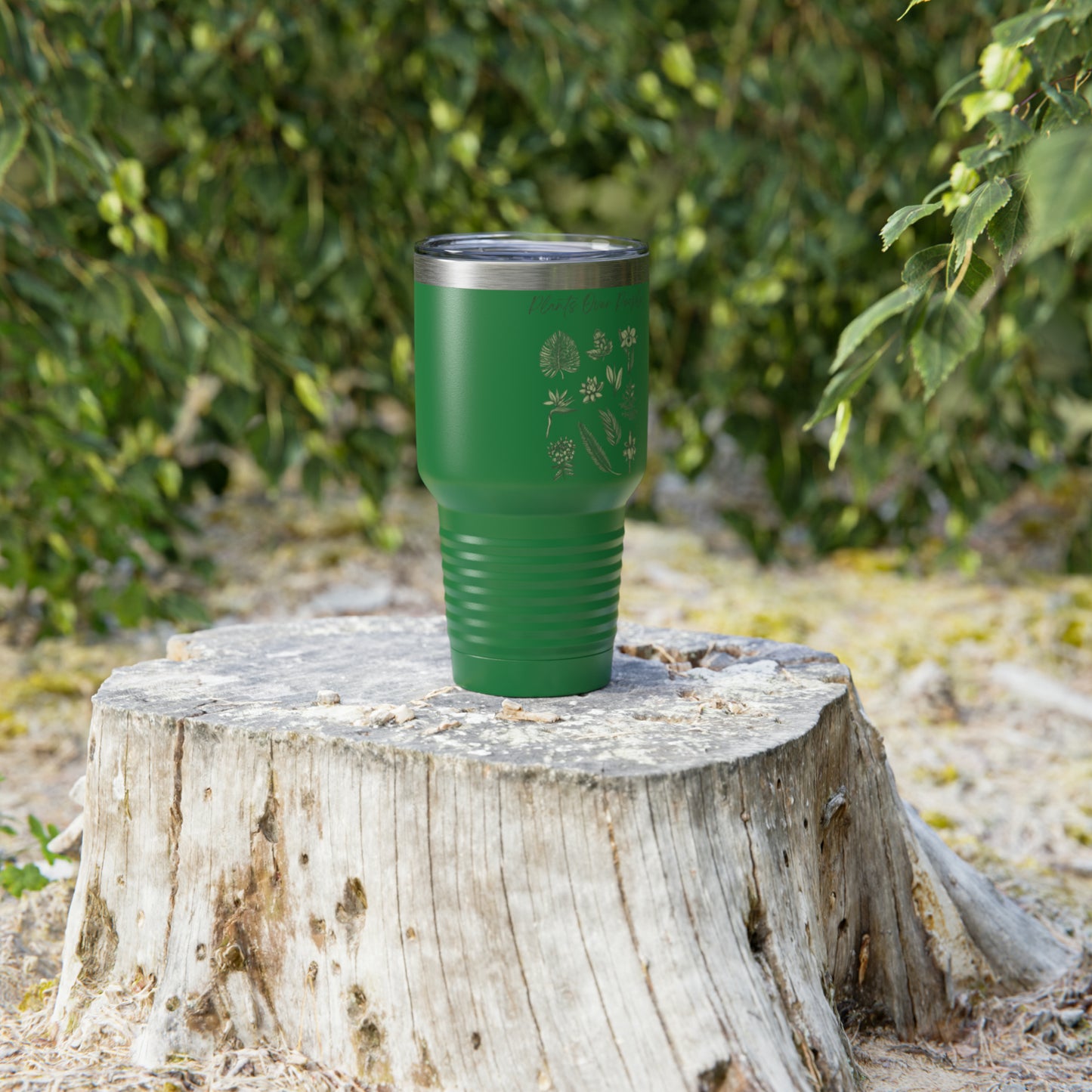 Plants Over People Ringneck Tumbler, 30oz