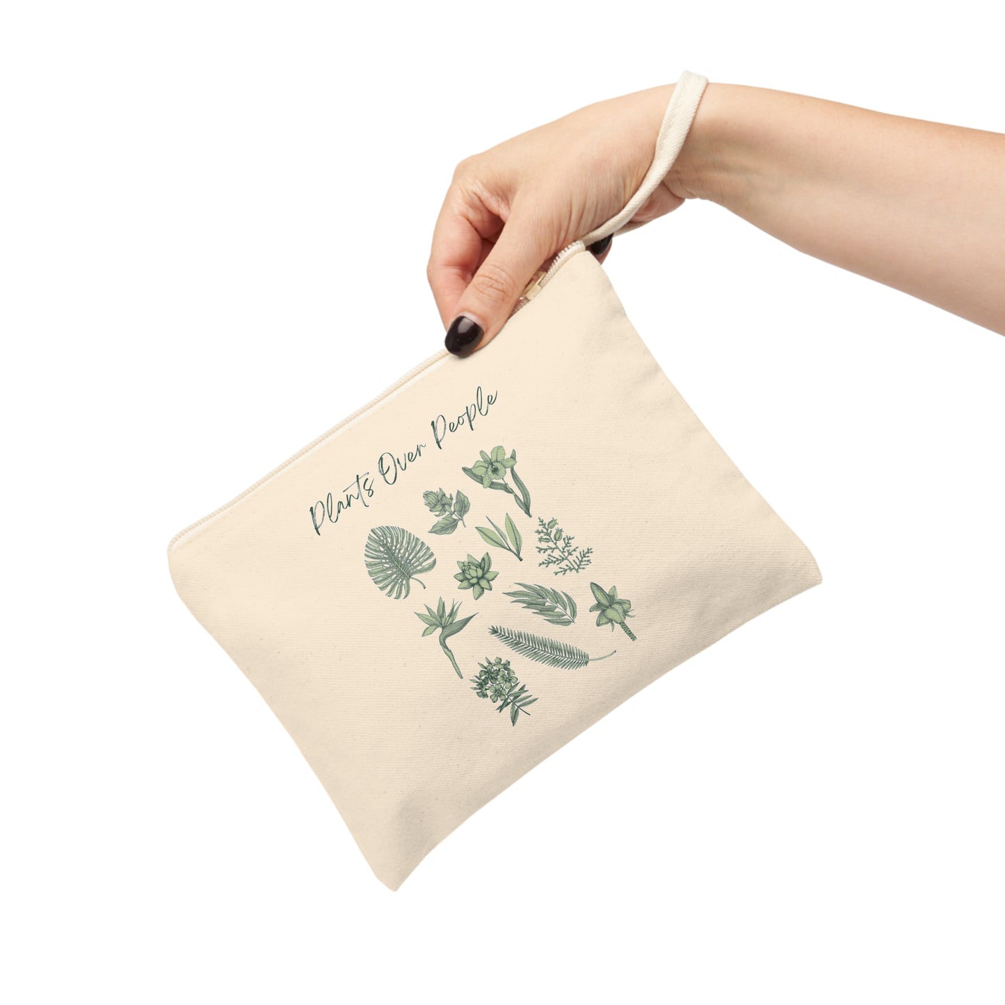 Plants Over People Accessory Zipper Pouch