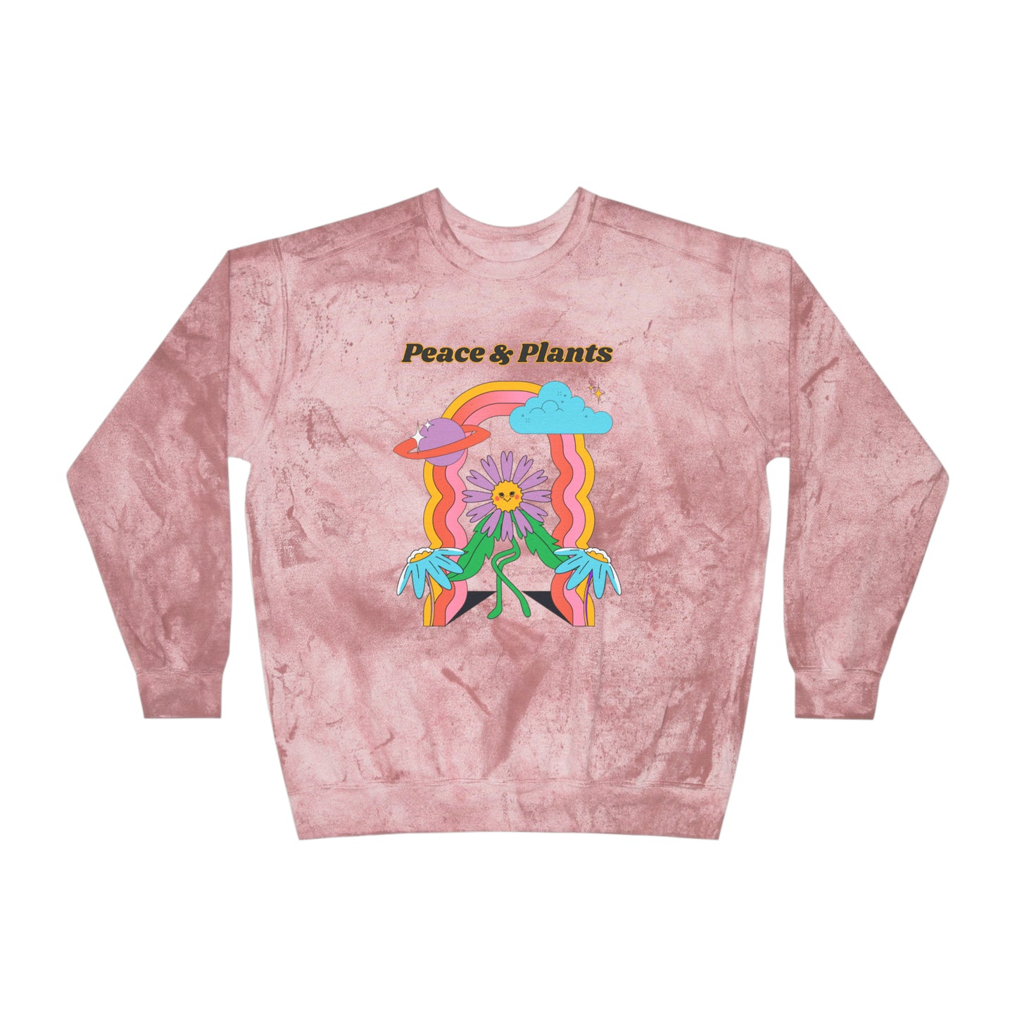 Peace & Plants Color Blast Crewneck