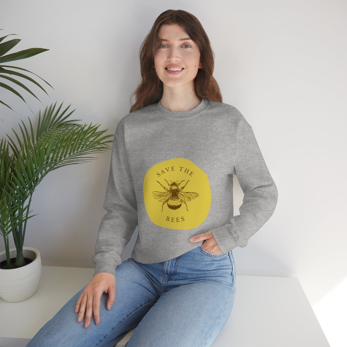 Save The Bees Unisex Crewneck