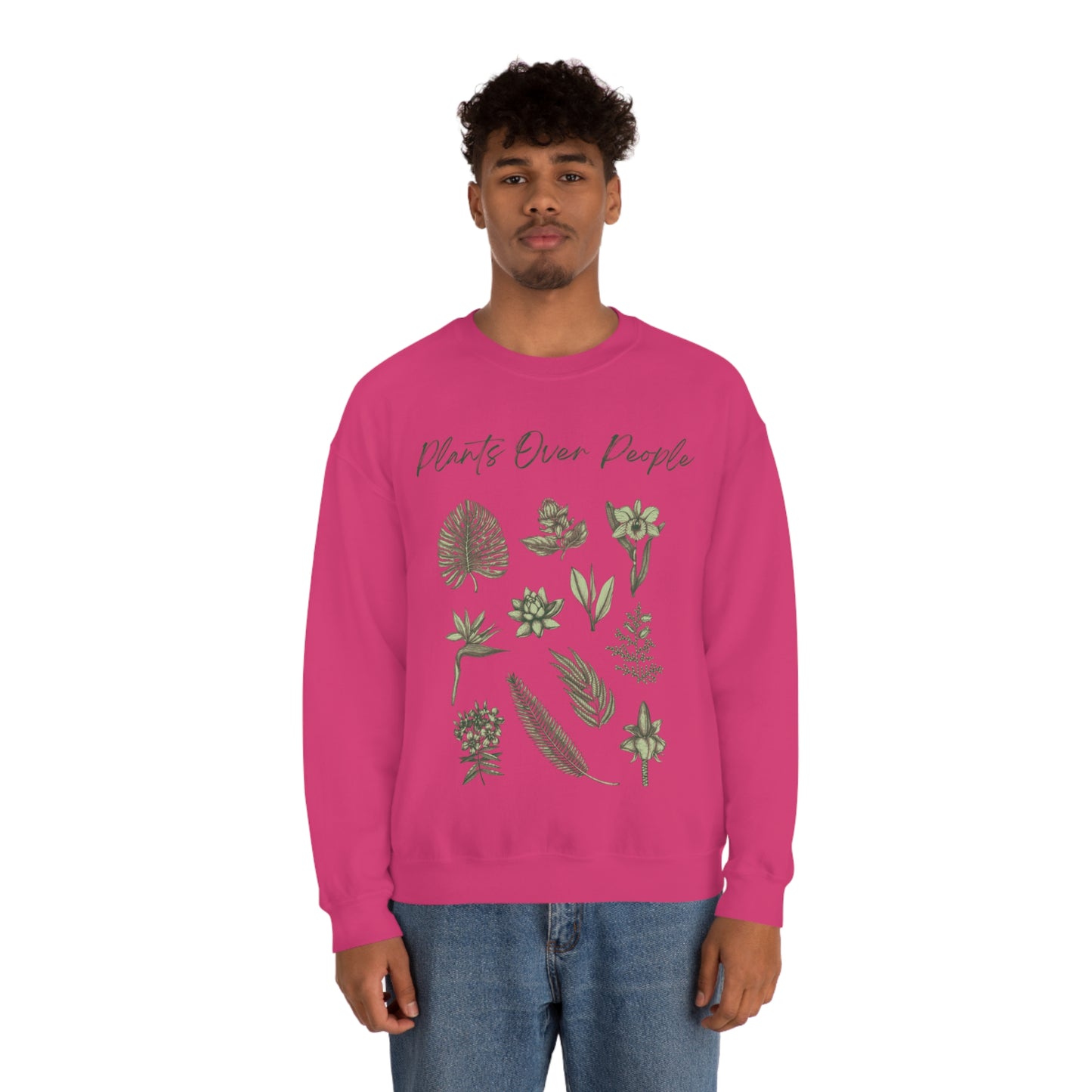 Plants Over People Unisex Crewneck