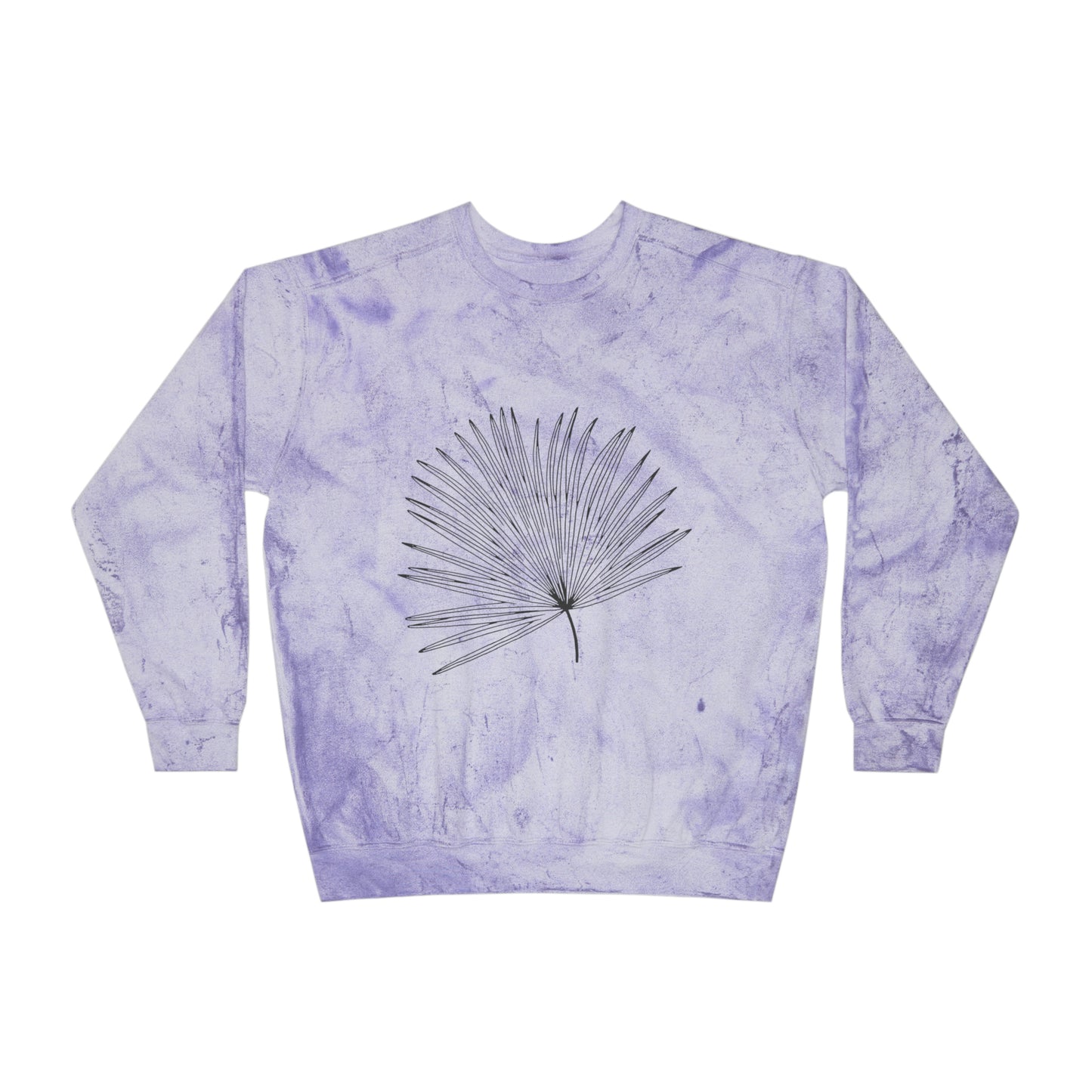 Palm Leaf Unisex Color Blast Crewneck
