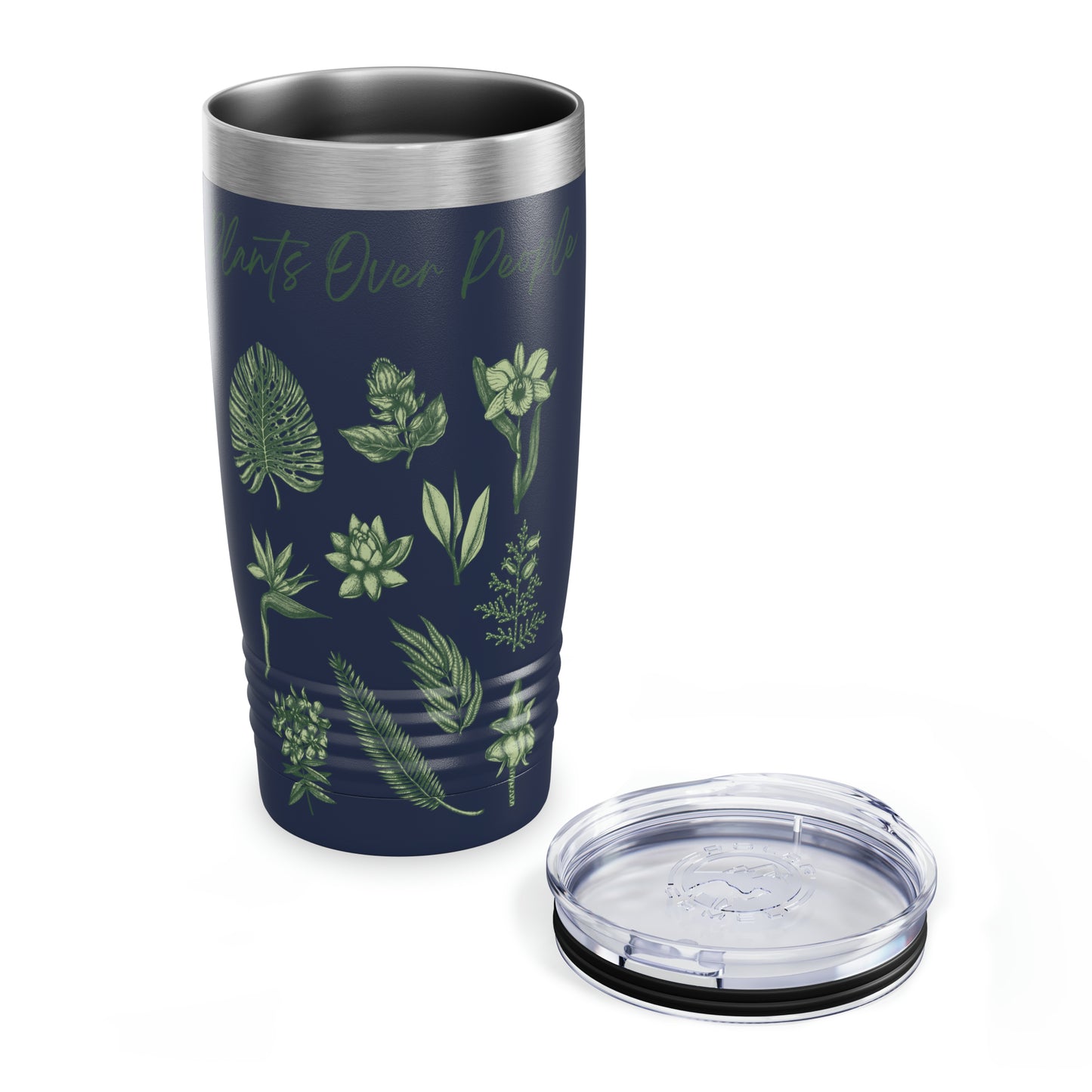 Plants Over People Ringneck Tumbler, 20oz