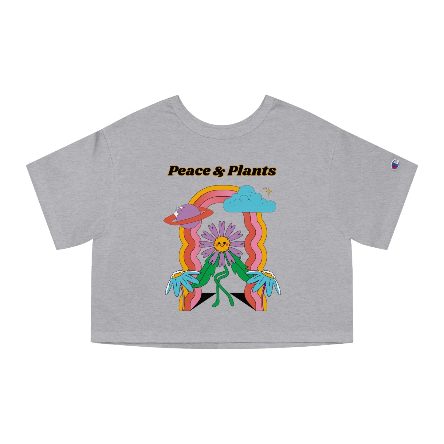 Peace & Plants Women's Cropped T-Shirt