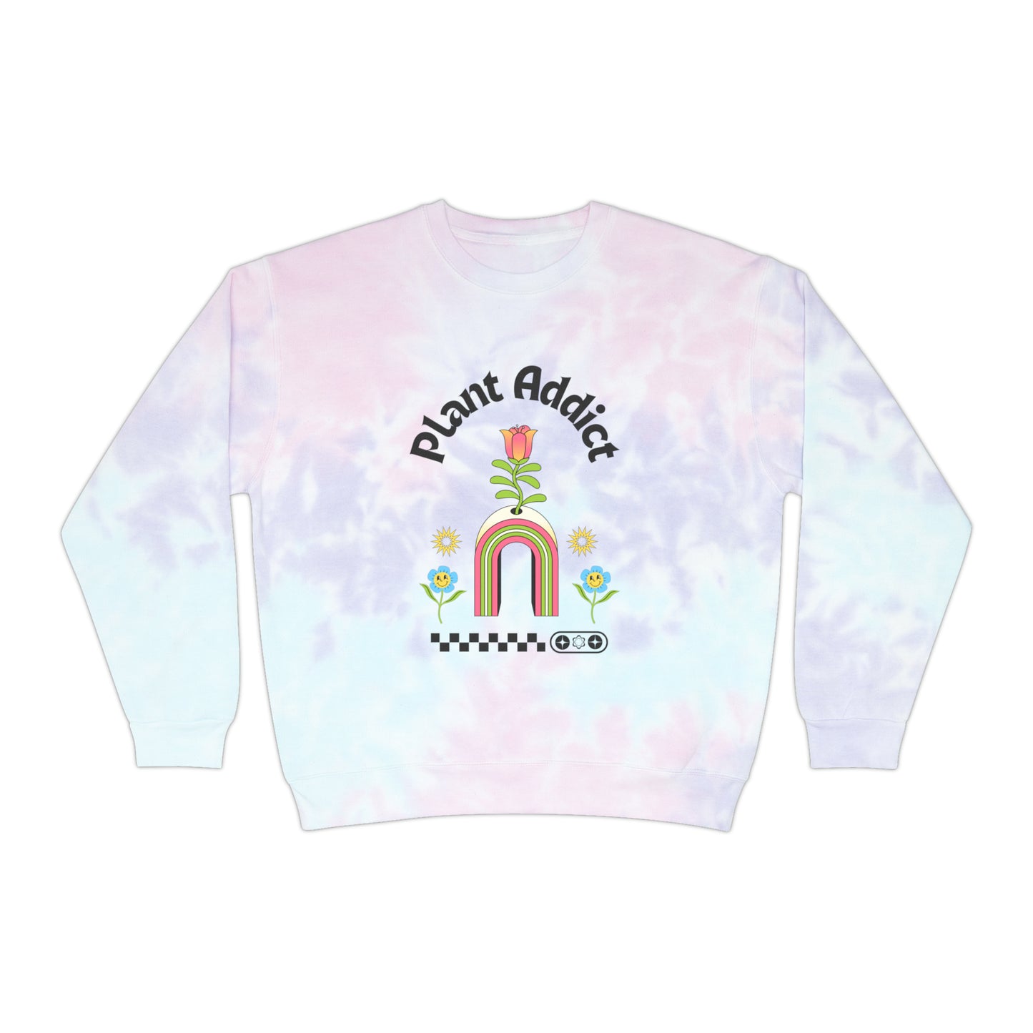 Plant Addict Tie-Dye Crewneck