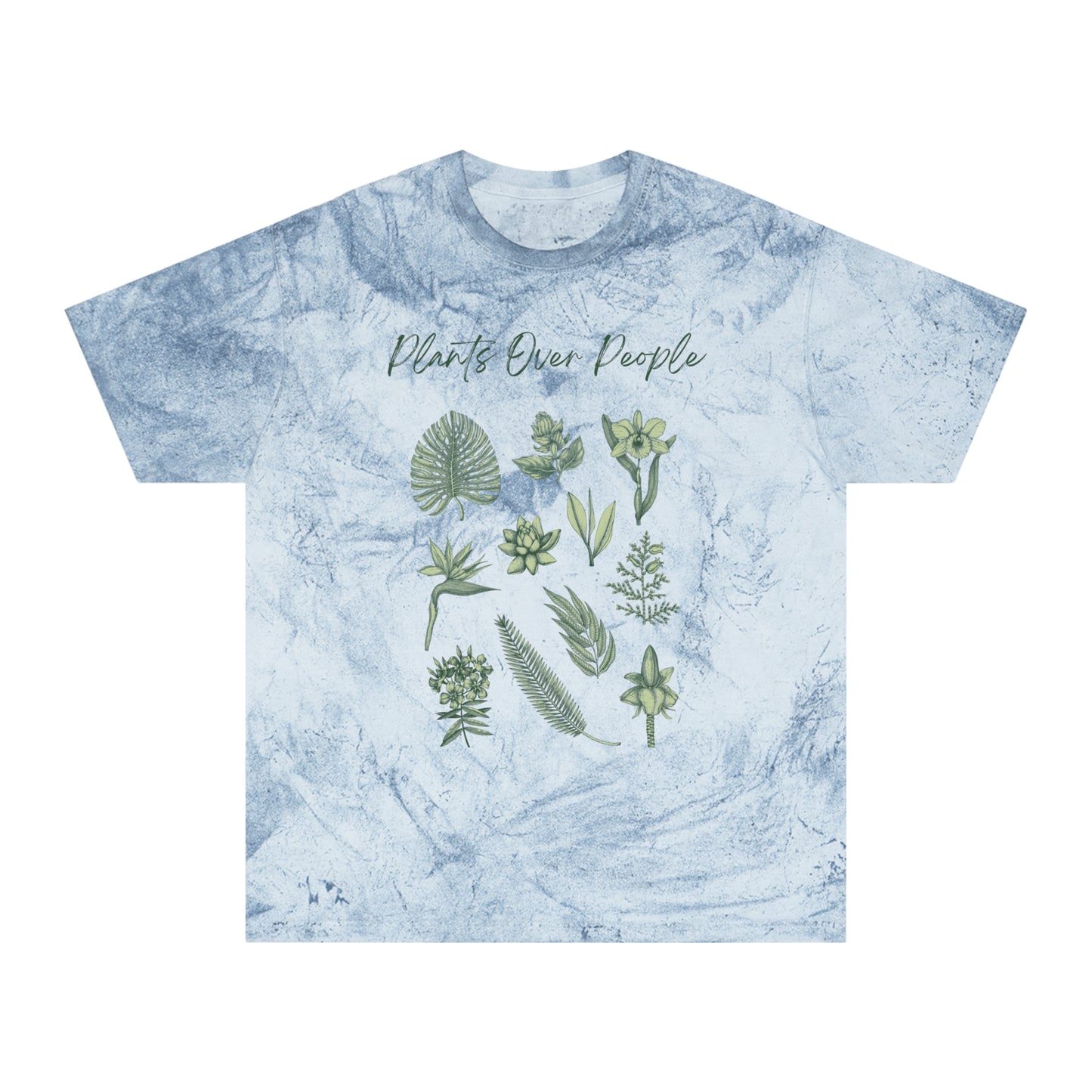 Plants Over People Unisex Color Blast T-Shirt