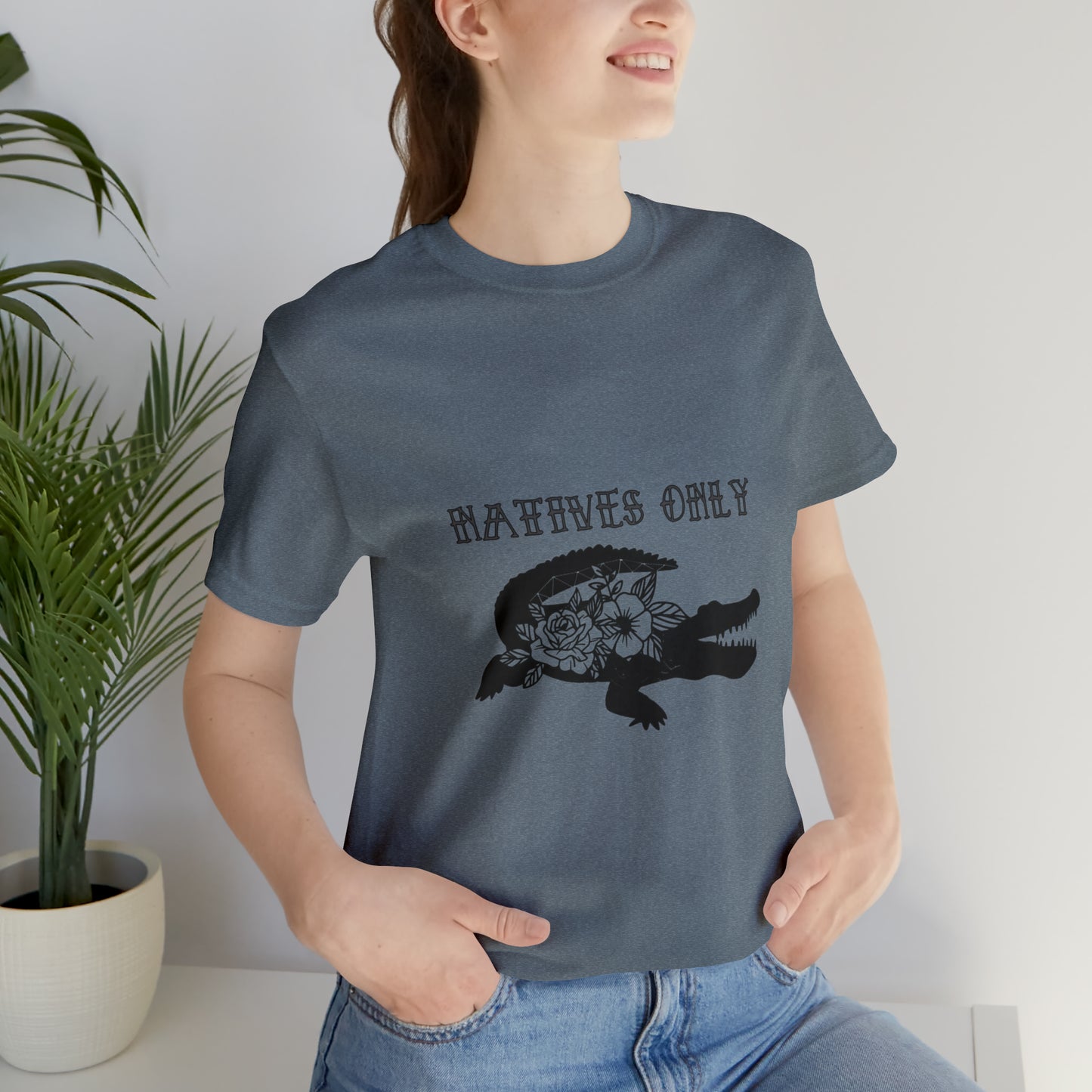 Natives Only Alligator Unisex Jersey Tee