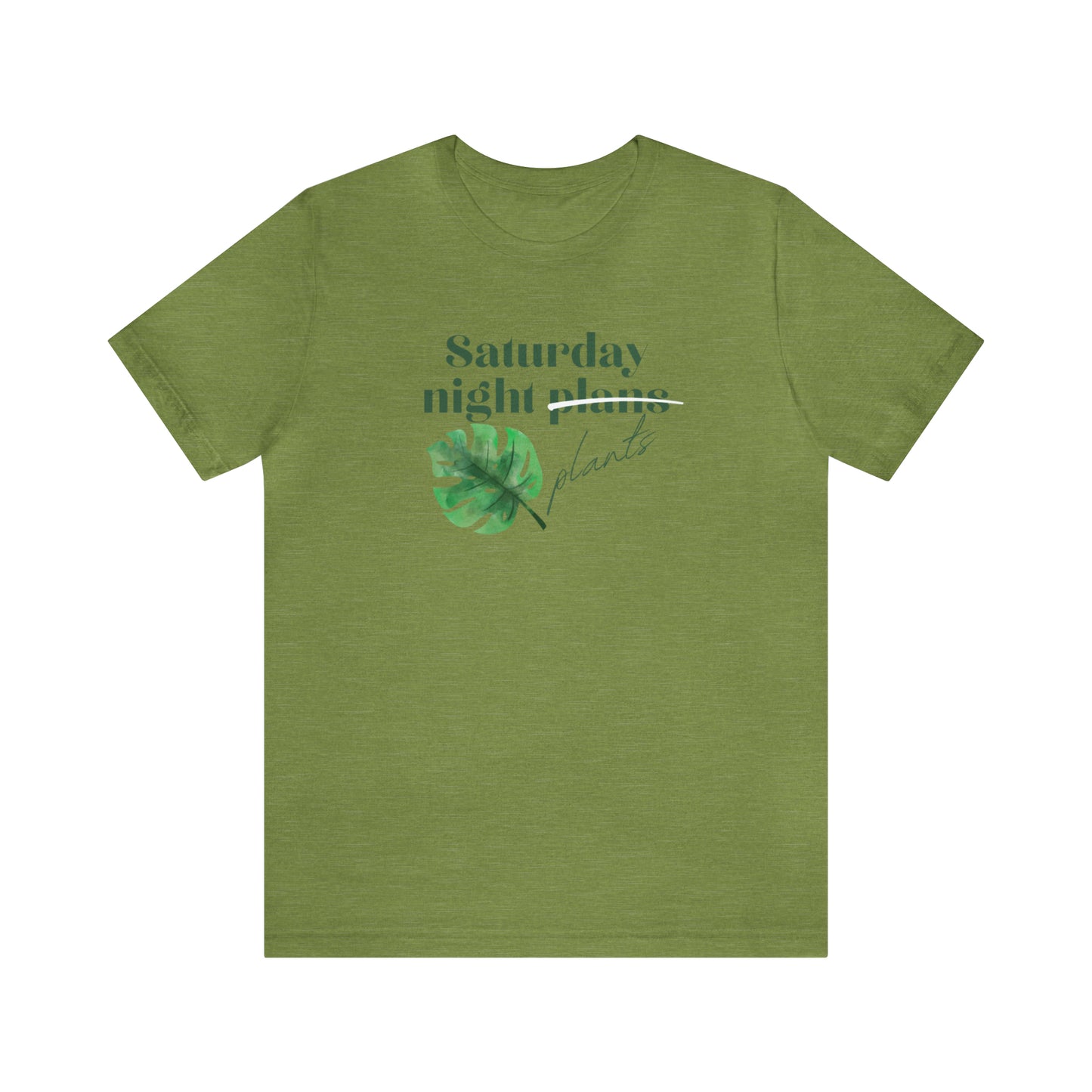 Saturday Night Plants Unisex Jersey Short Sleeve