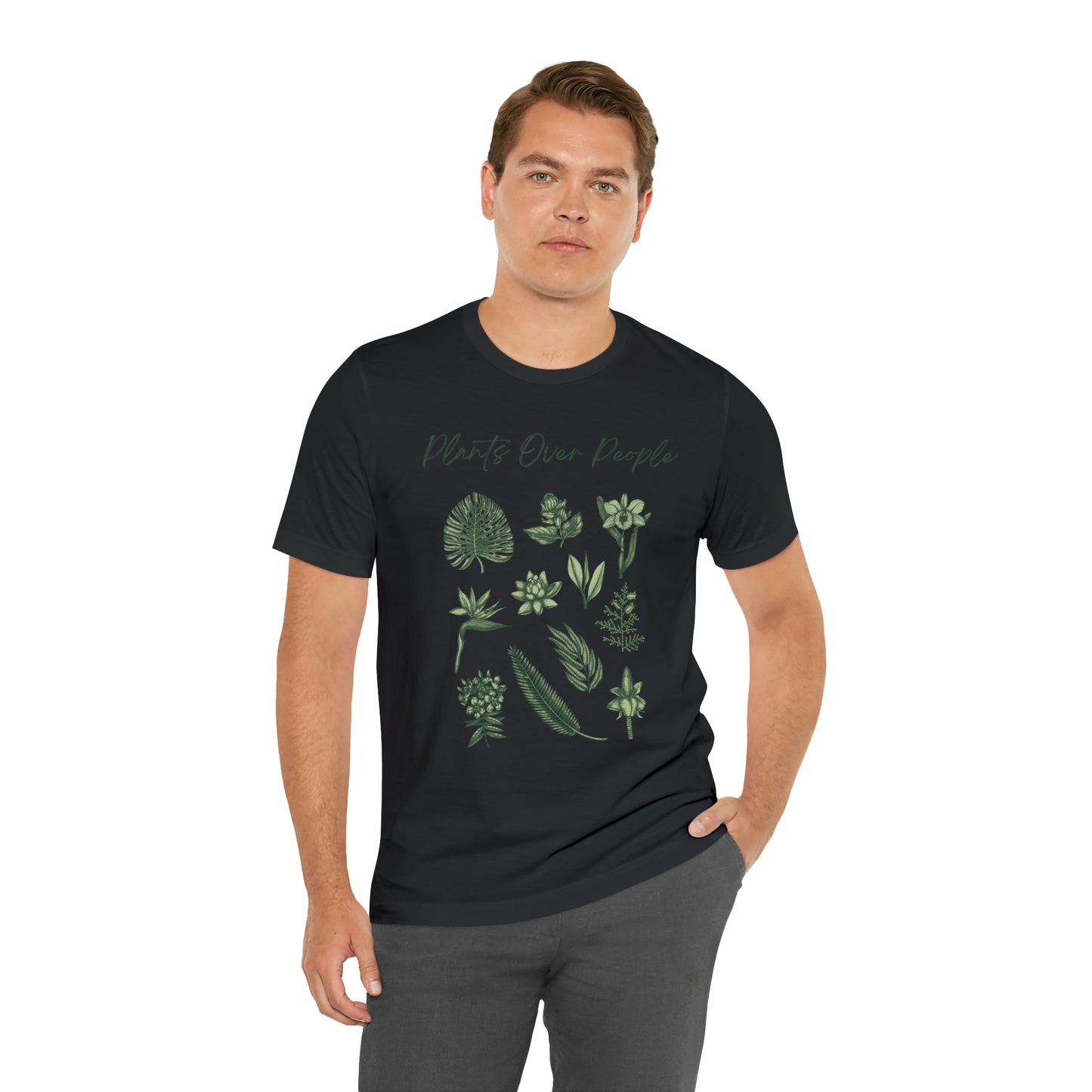 Plants Over People Unisex Jersey Short Sleeve Tee
