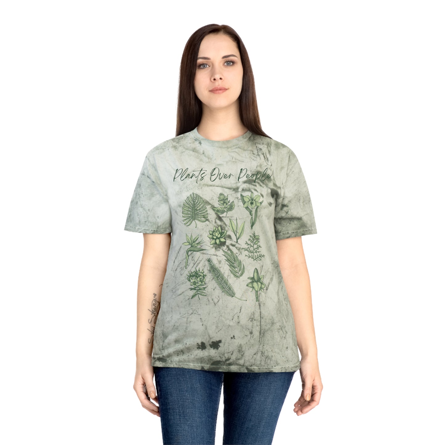 Plants Over People Unisex Color Blast T-Shirt
