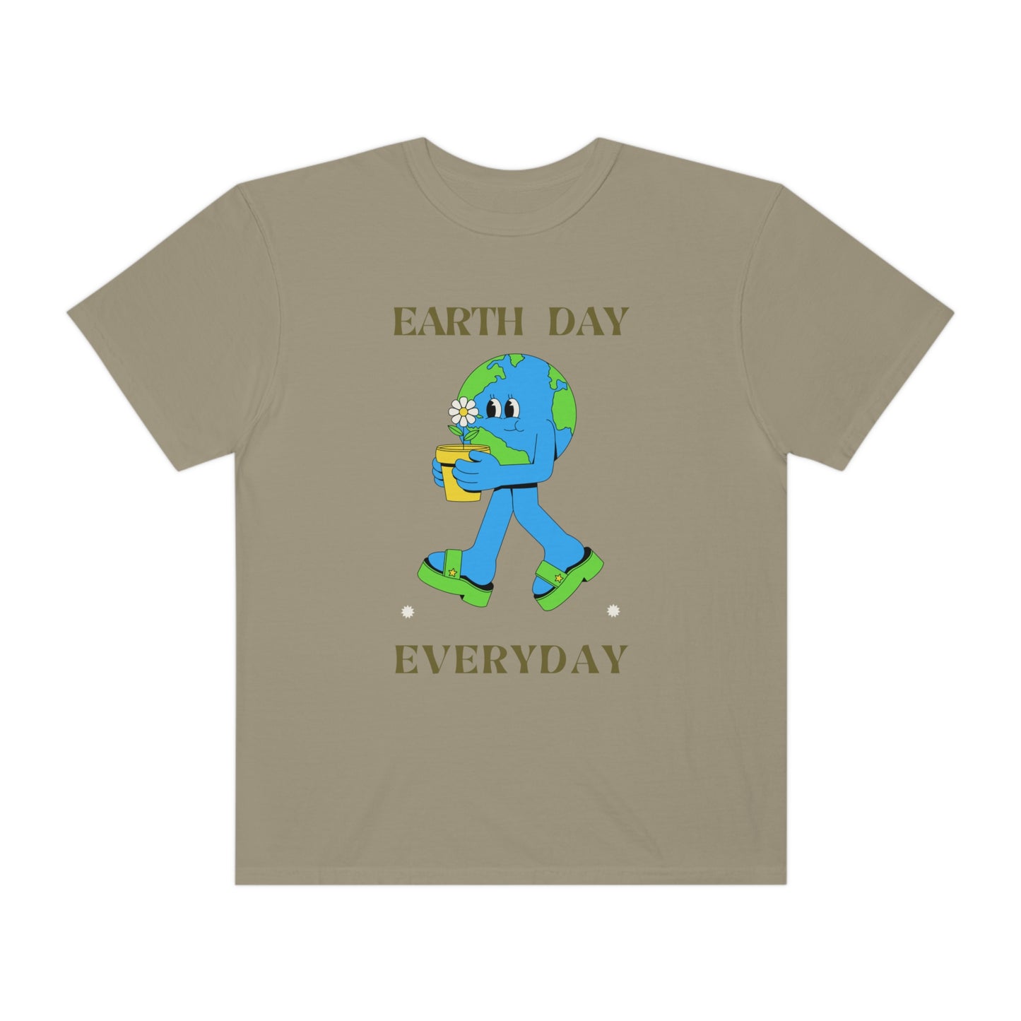 Earth Day Everyday Unisex Garment-Dyed T-shirt