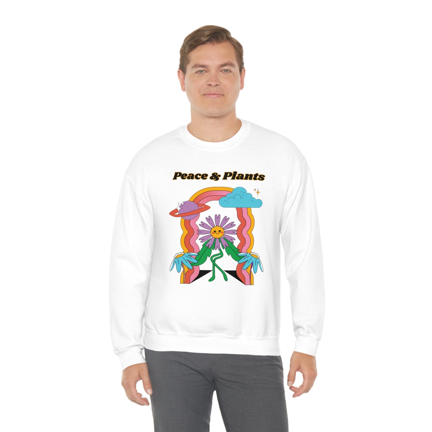 Peace & Plants Unisex Crewneck
