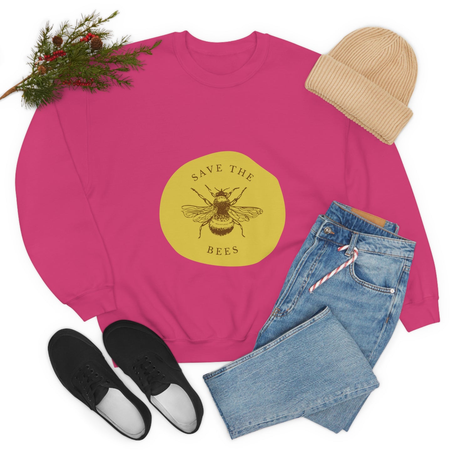Save The Bees Unisex Crewneck