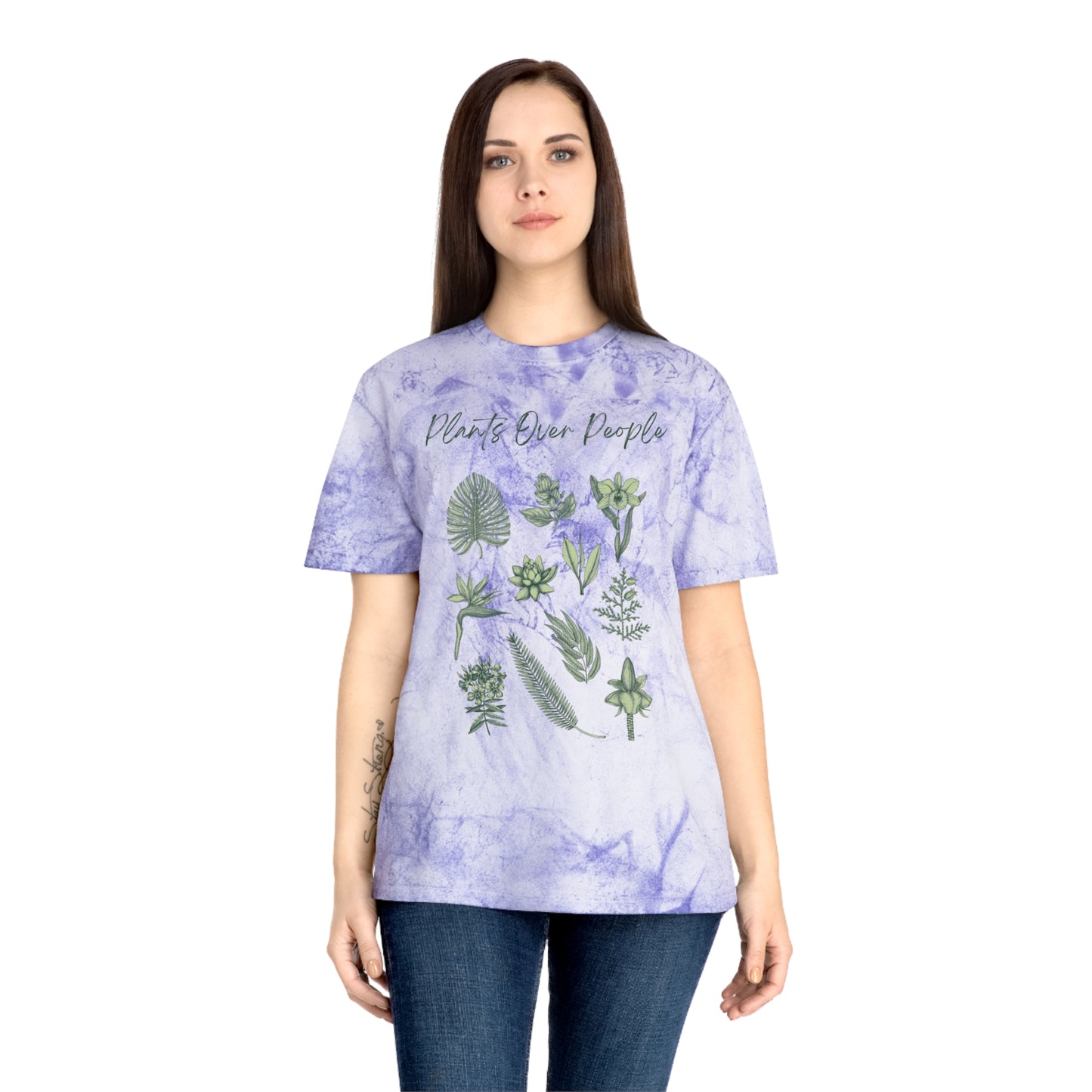 Plants Over People Unisex Color Blast T-Shirt