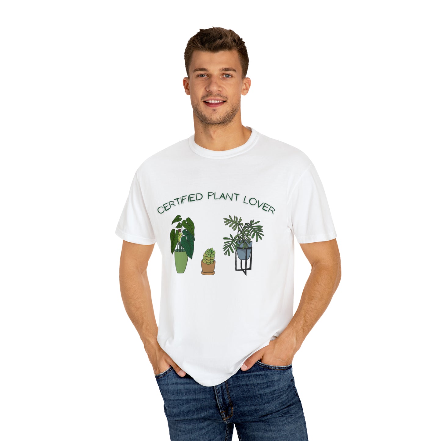 Certified Plant Lover Unisex Garment-Dyed T-shirt