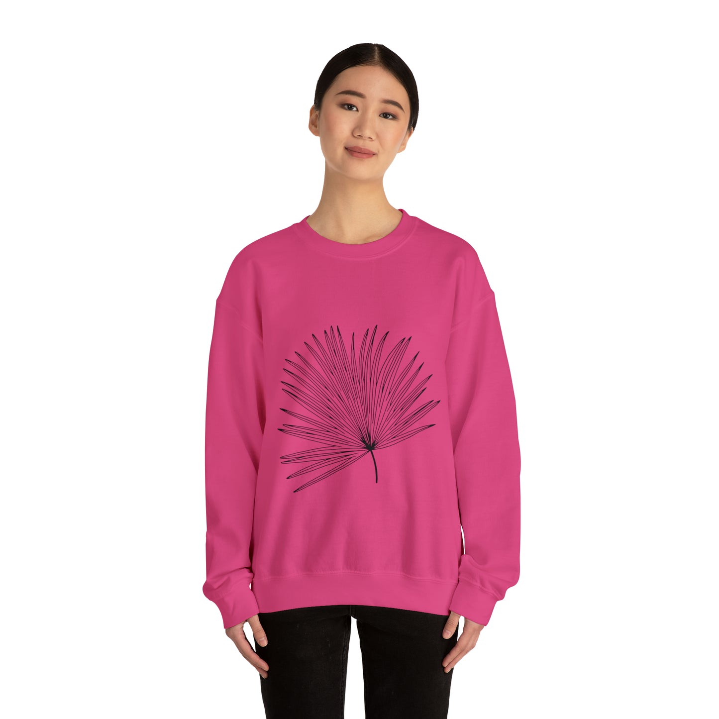Palm Leaf Unisex Crewneck Sweatshirt