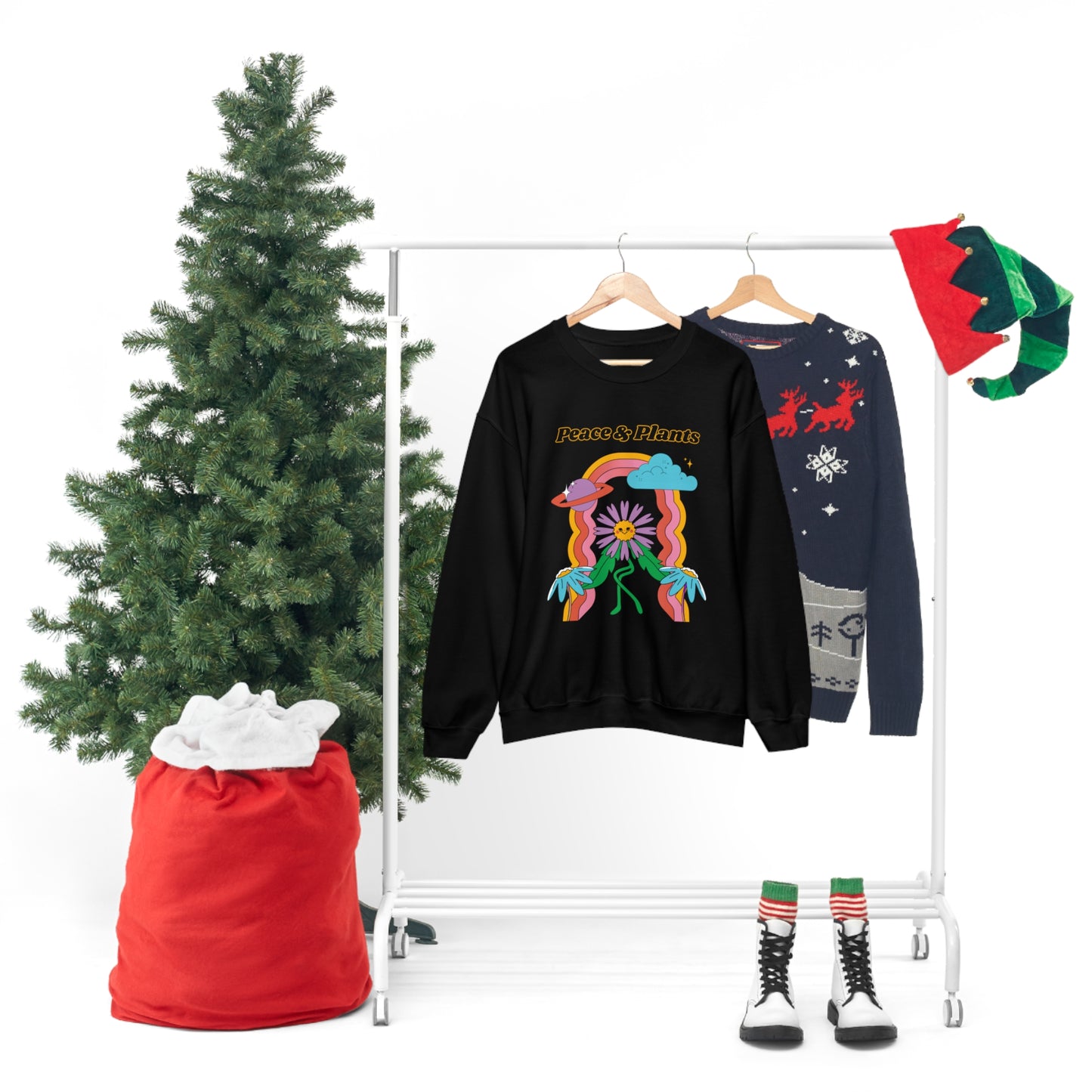 Peace & Plants Unisex Crewneck