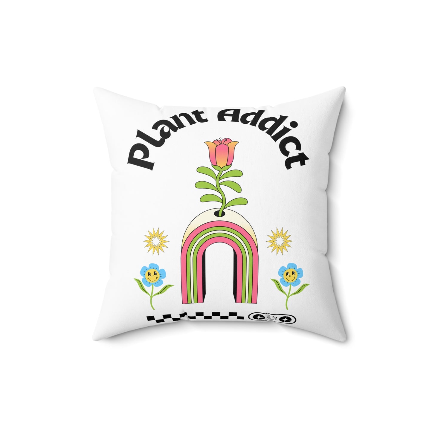 Plant Addict Spun Polyester Square Pillow