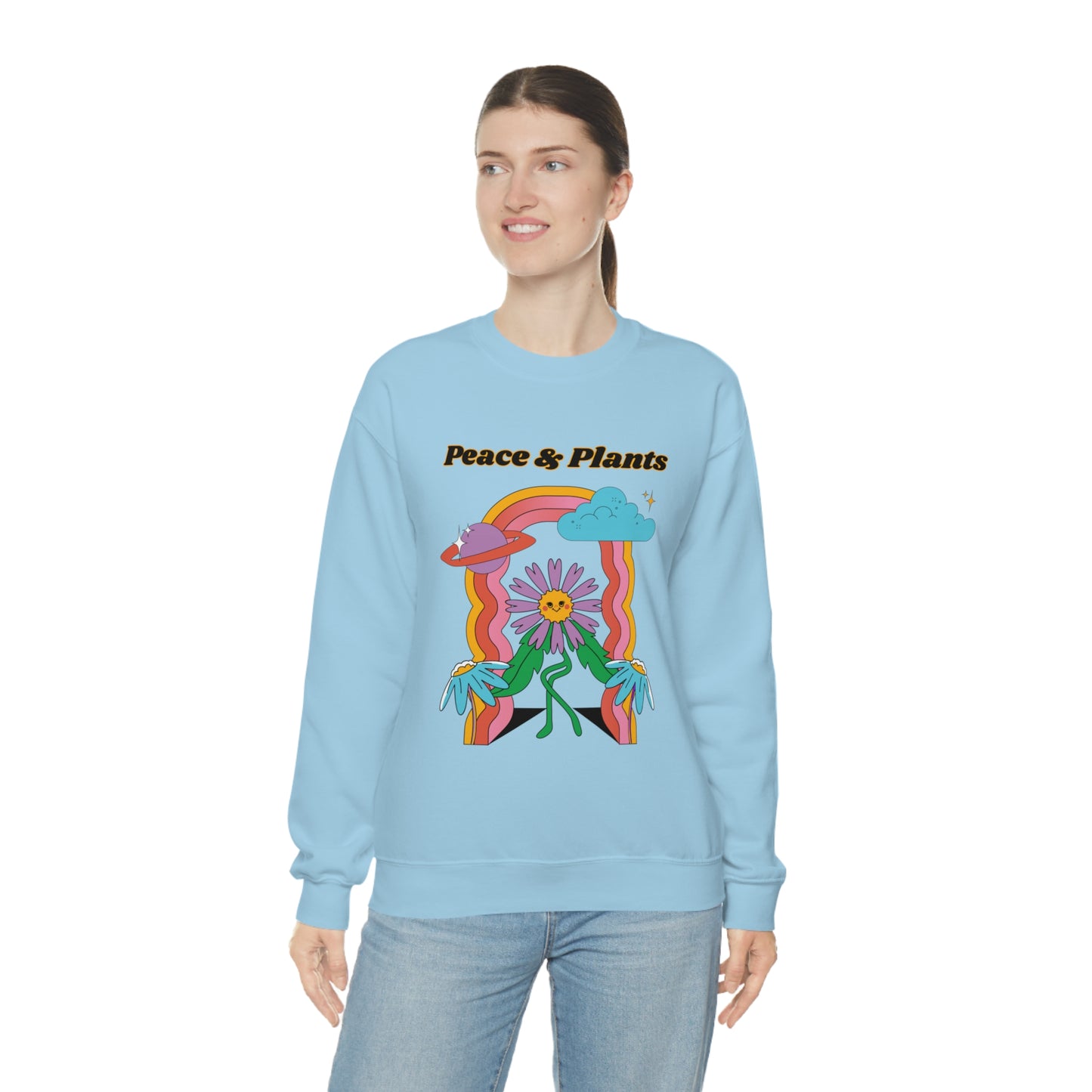 Peace & Plants Unisex Crewneck