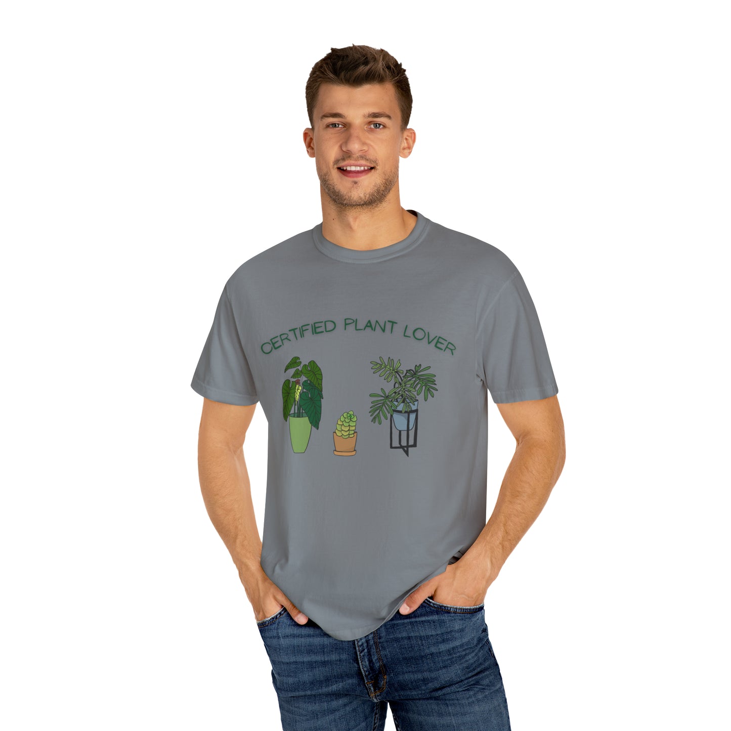 Certified Plant Lover Unisex Garment-Dyed T-shirt