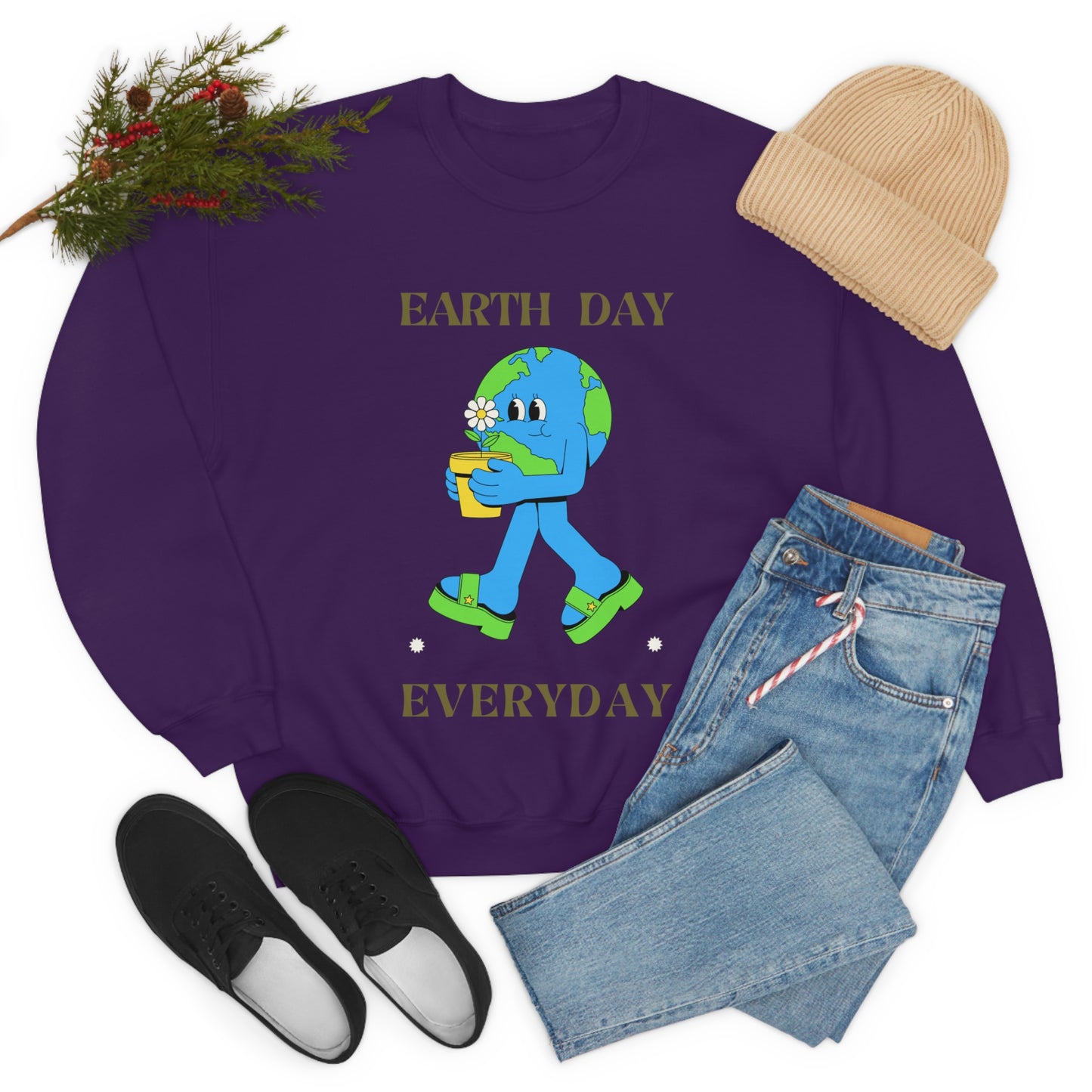 Earth Day Everyday Unisex Crewneck