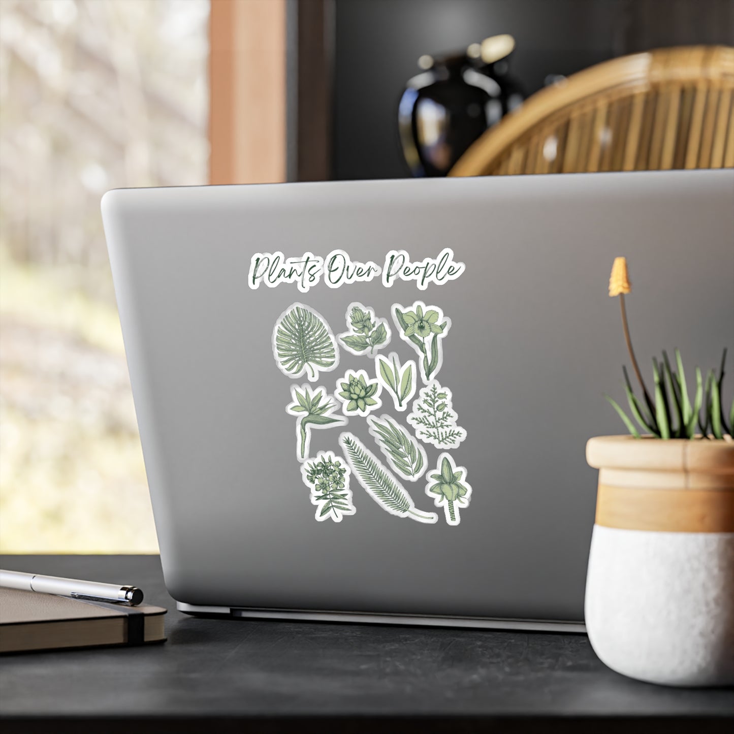 Plants Over People Vinyl Decals