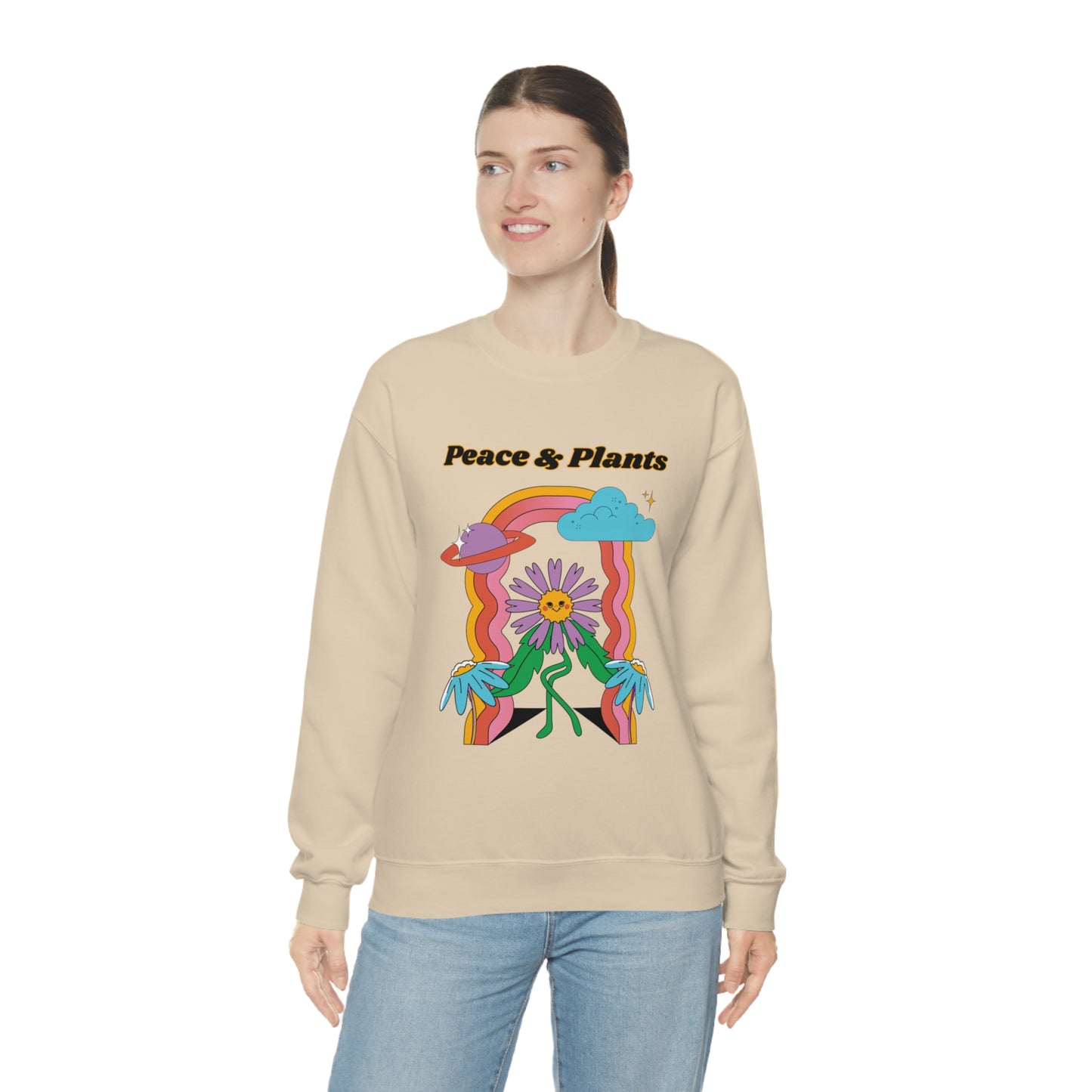 Peace & Plants Unisex Crewneck