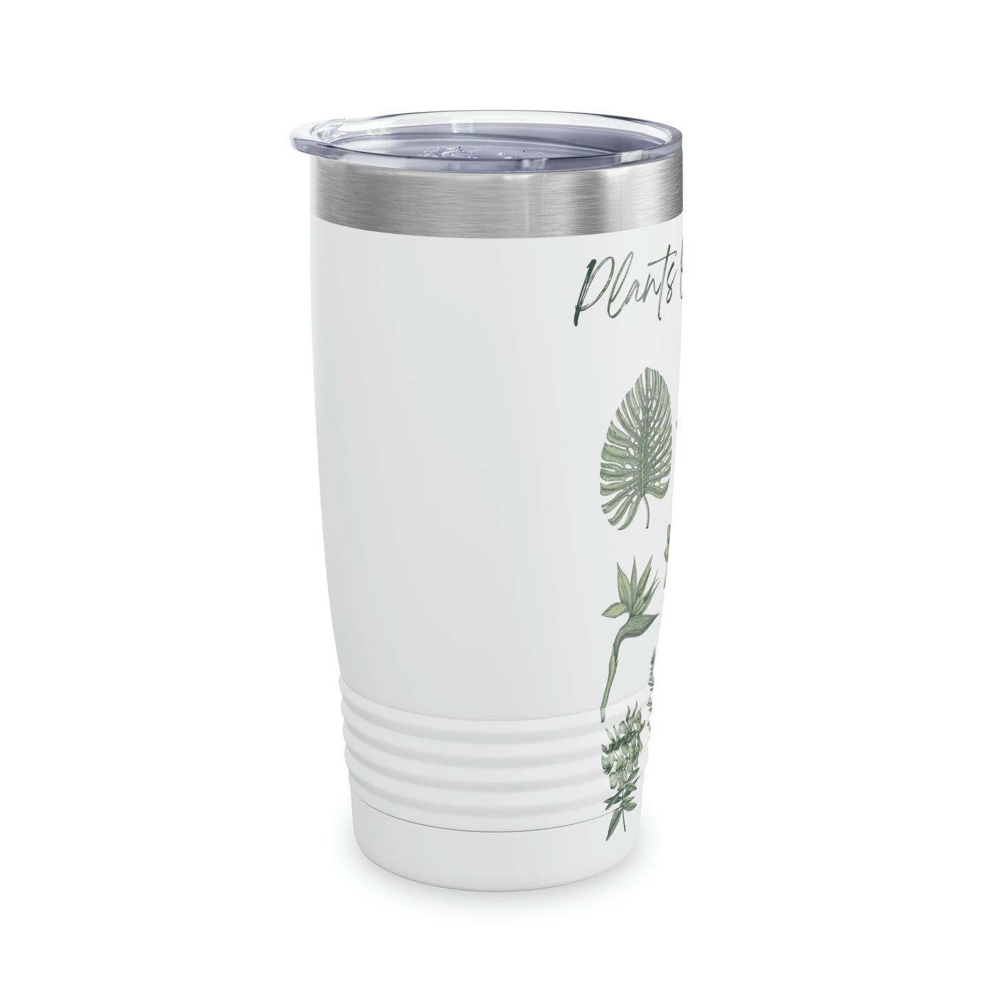 Plants Over People Ringneck Tumbler, 20oz