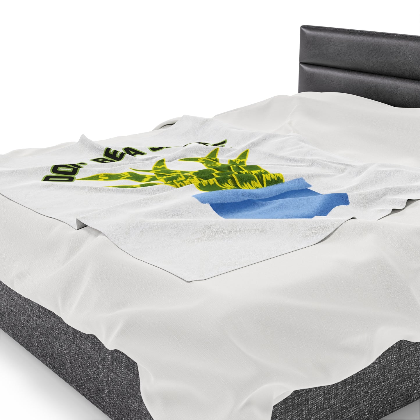 Don't Be A Snake Velveteen Plush Blanket