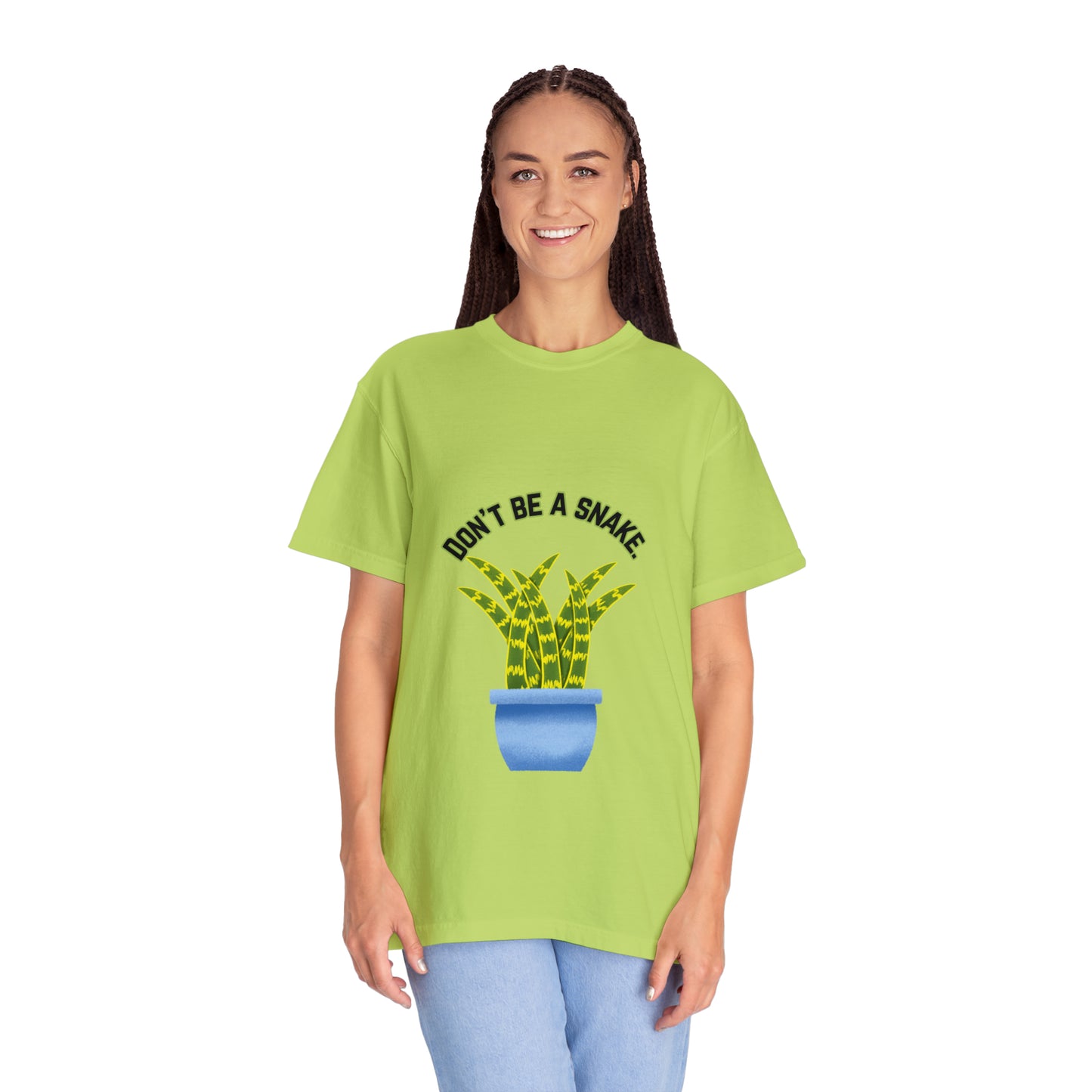 Don't Be A Snake Unisex Garment-Dyed T-shirt