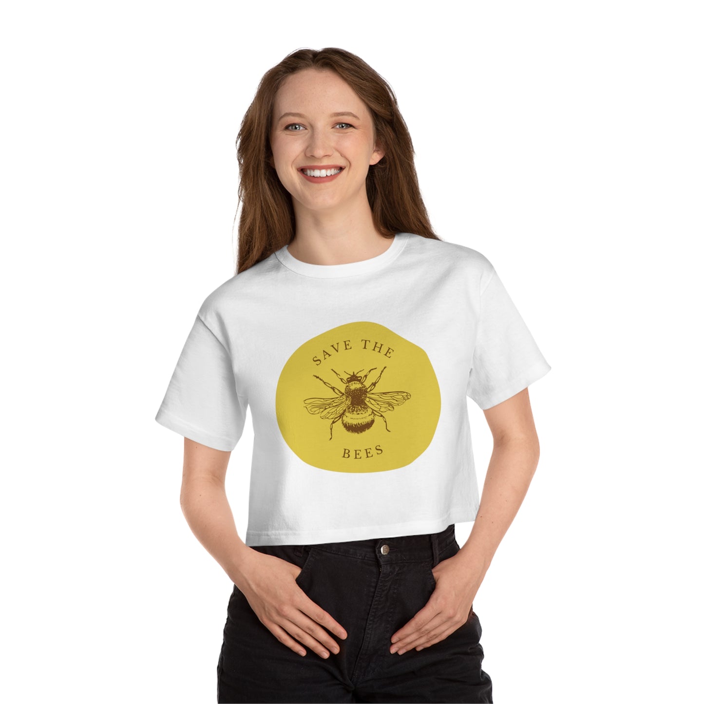 Save The Bees Champion Women's Cropped T-Shirt