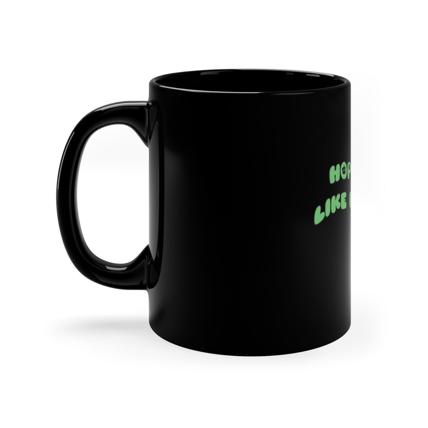 Hope You Like Plants Black Mug