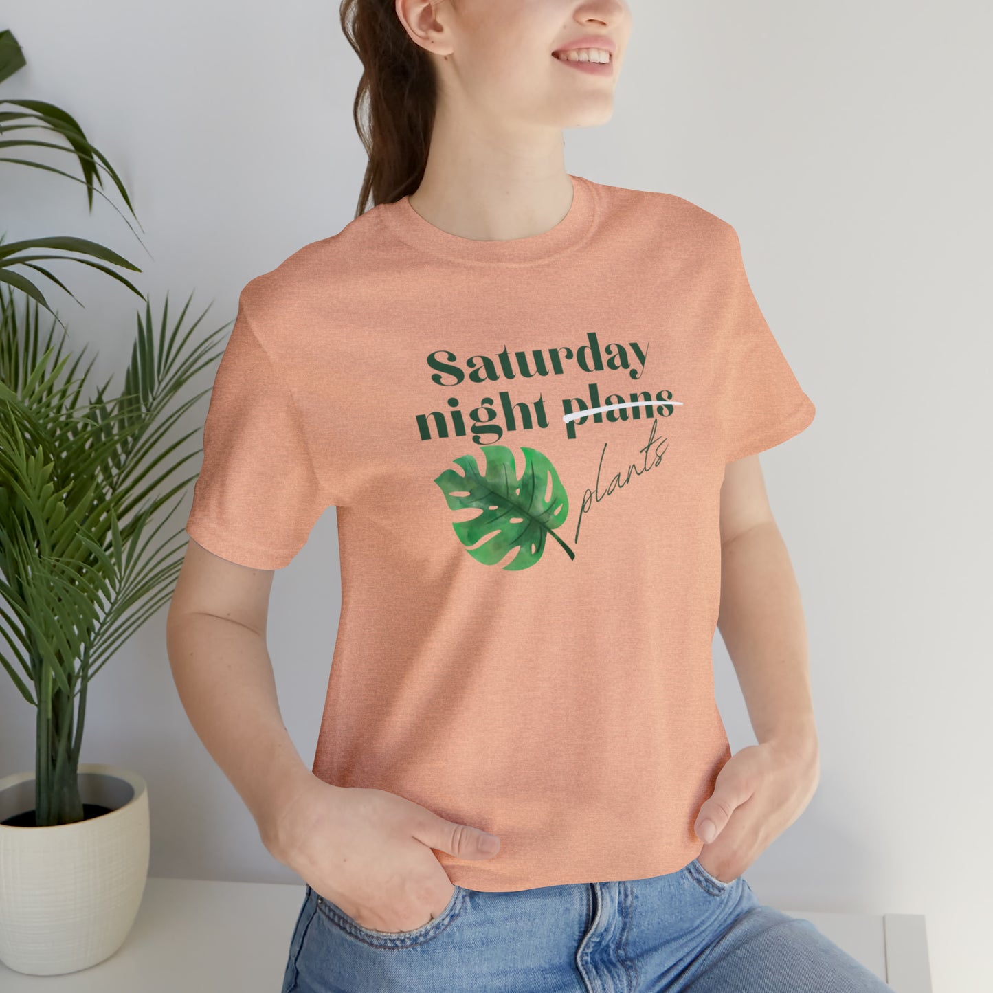 Saturday Night Plants Unisex Jersey Short Sleeve