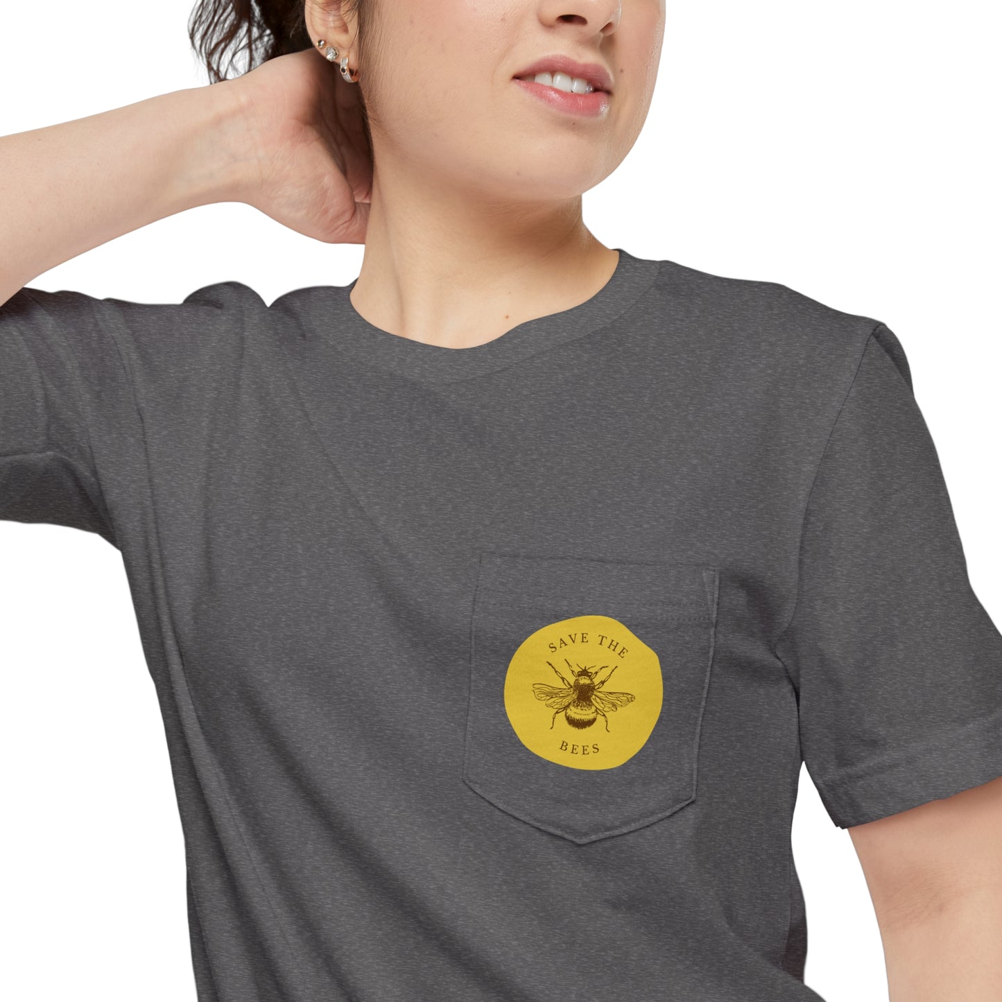 Save The Bees Unisex Pocket Tee