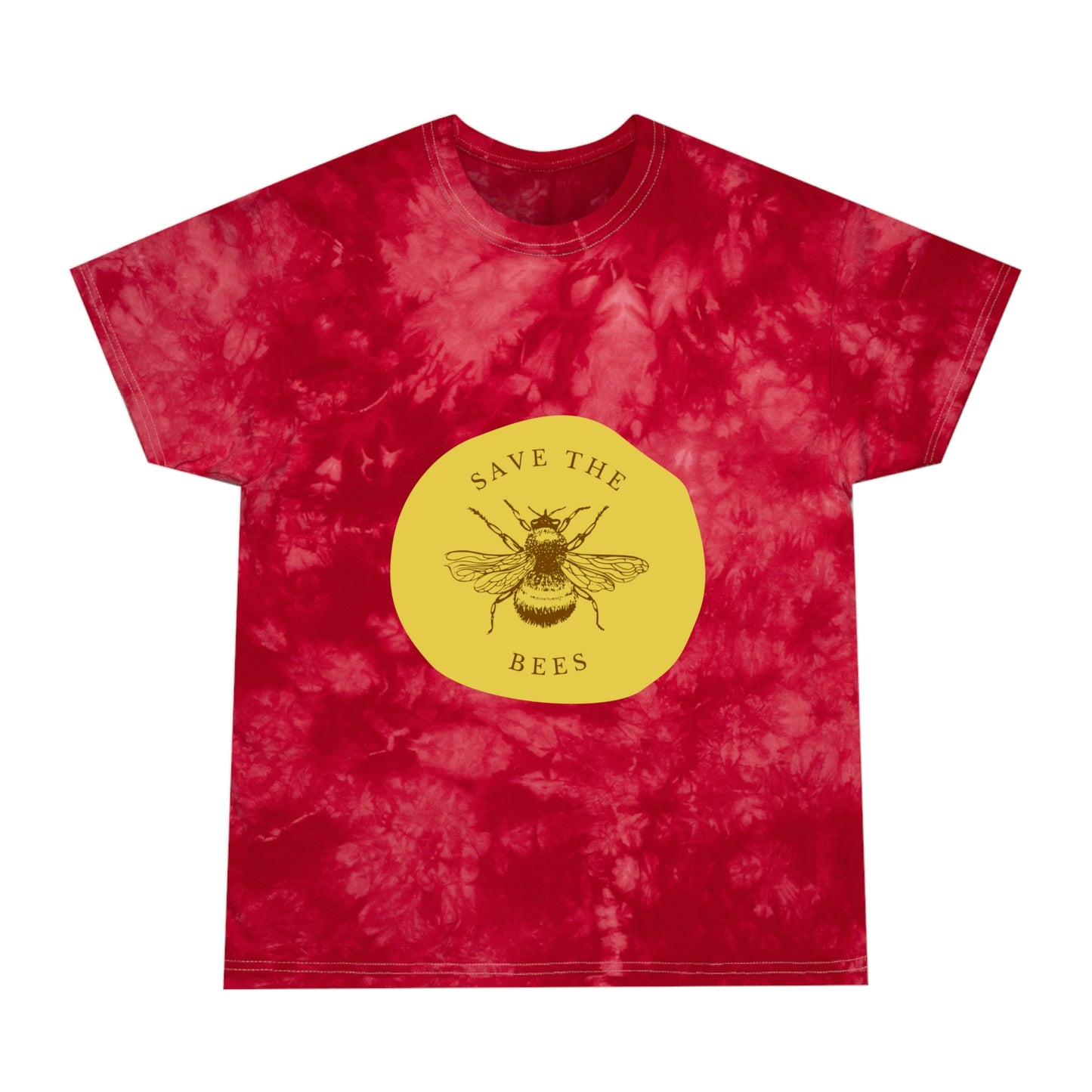 Save The Bees Tie-Dye Tee, Crystal