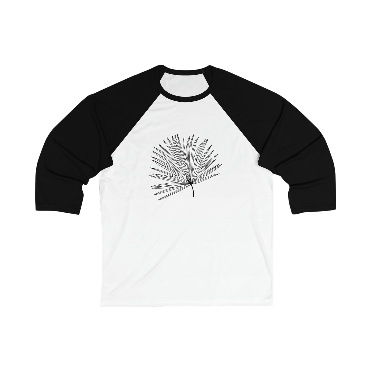 Palm Leaf Unisex Baseball Tee
