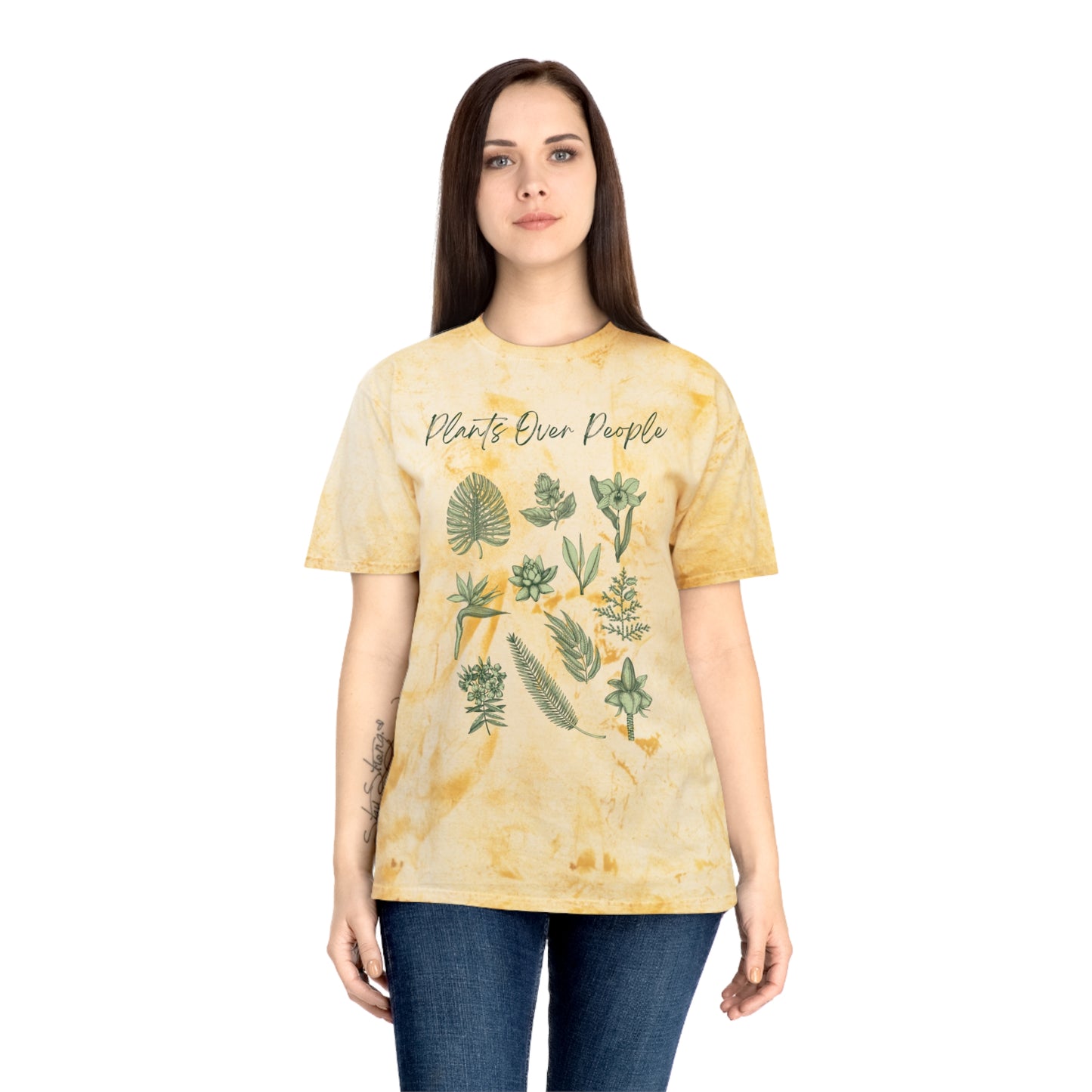 Plants Over People Unisex Color Blast T-Shirt