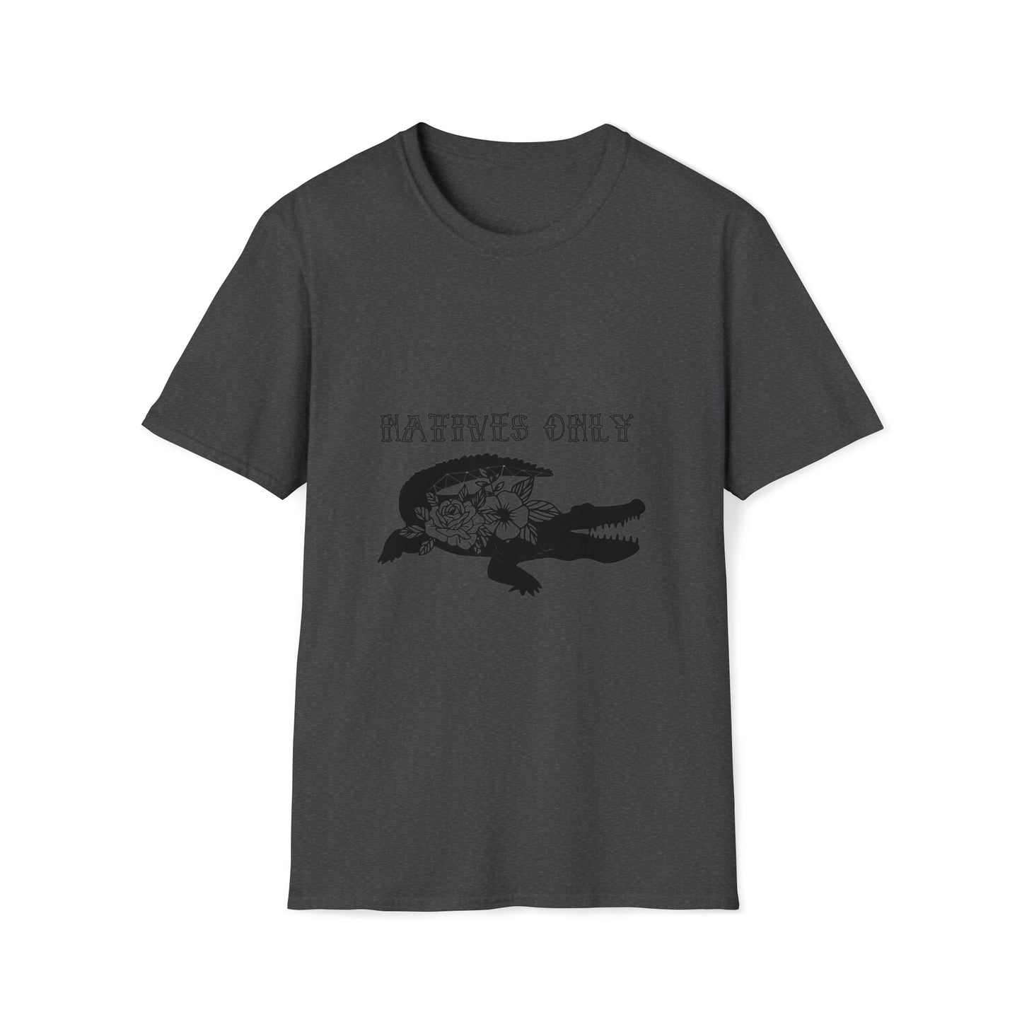Natives Only Alligator Unisex Softstyle T-Shirt