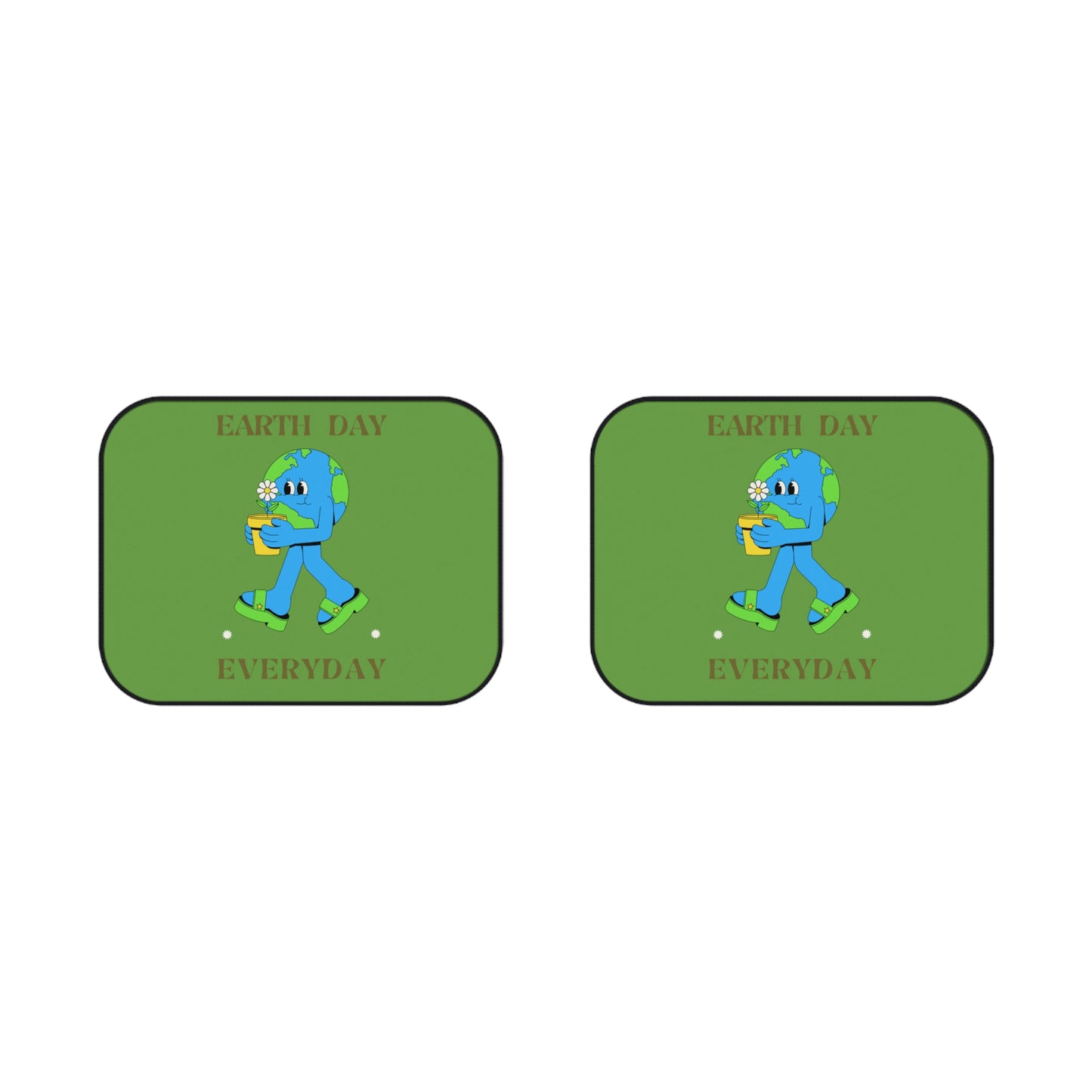 Earth Day Everyday Car Mats (2x Rear)