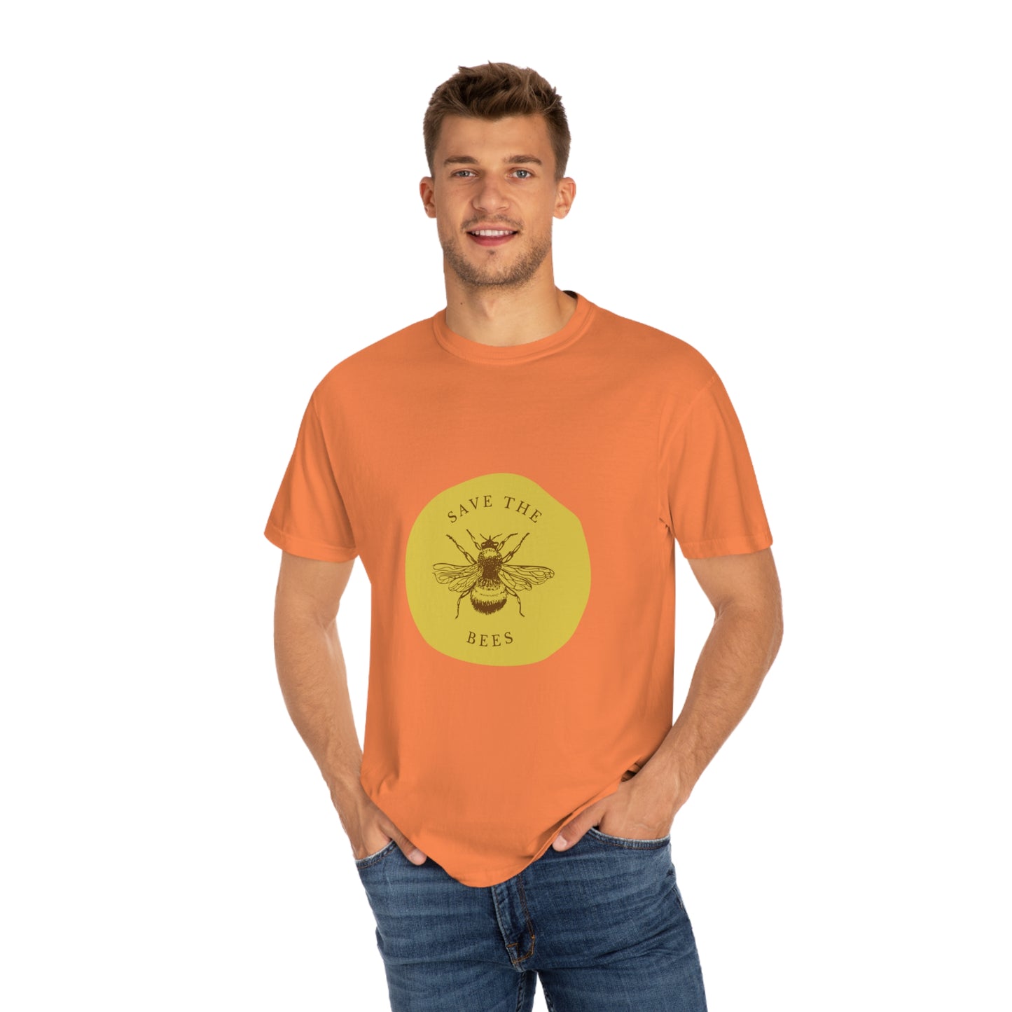 Save The Bees Unisex Garment-Dyed T-shirt
