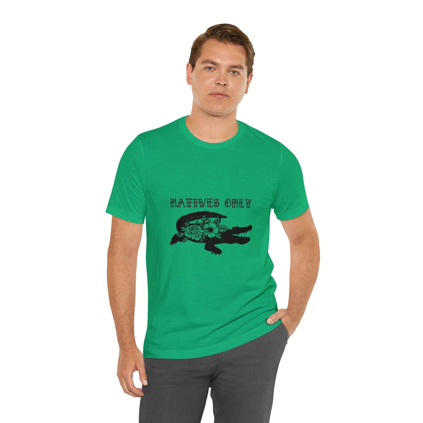 Natives Only Alligator Unisex Jersey Tee