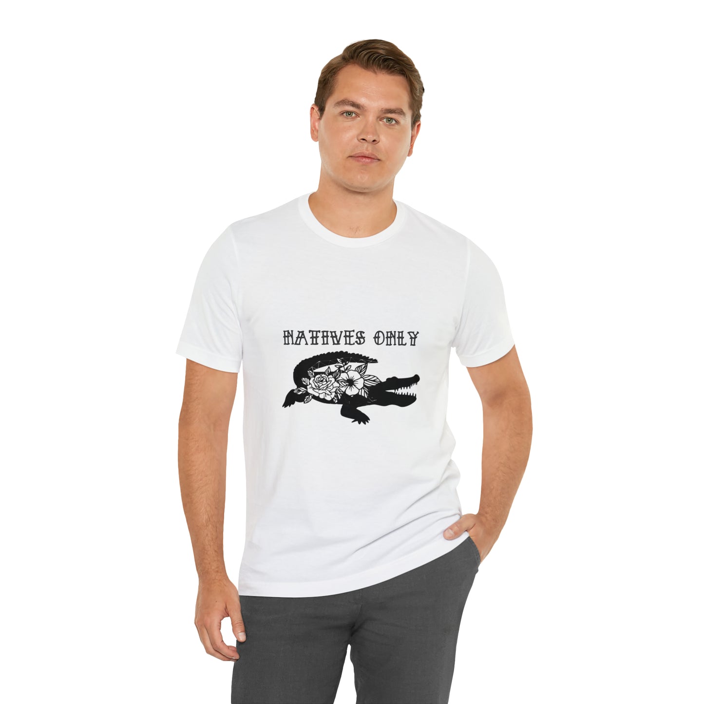 Natives Only Alligator Unisex Jersey Tee